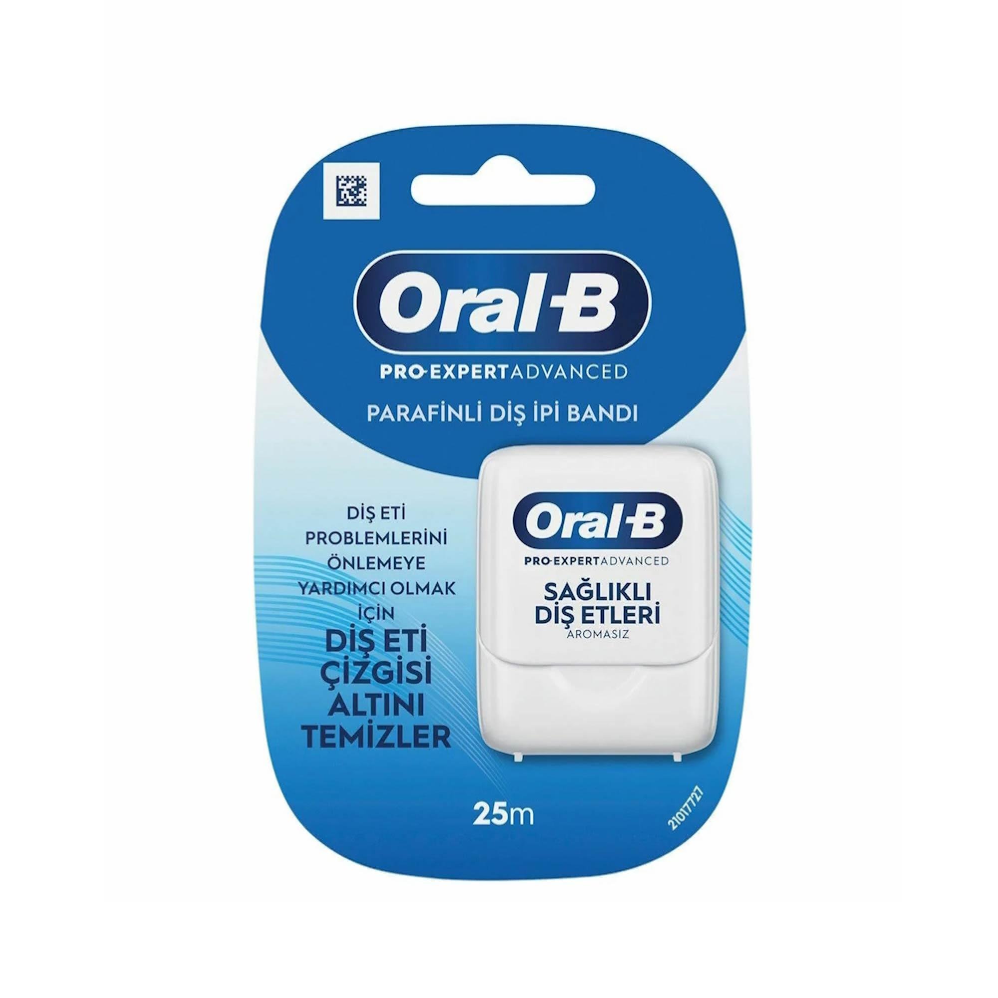Oral-B Pro-Expert Advanced Parafinli Diş İpi Bandı 25m