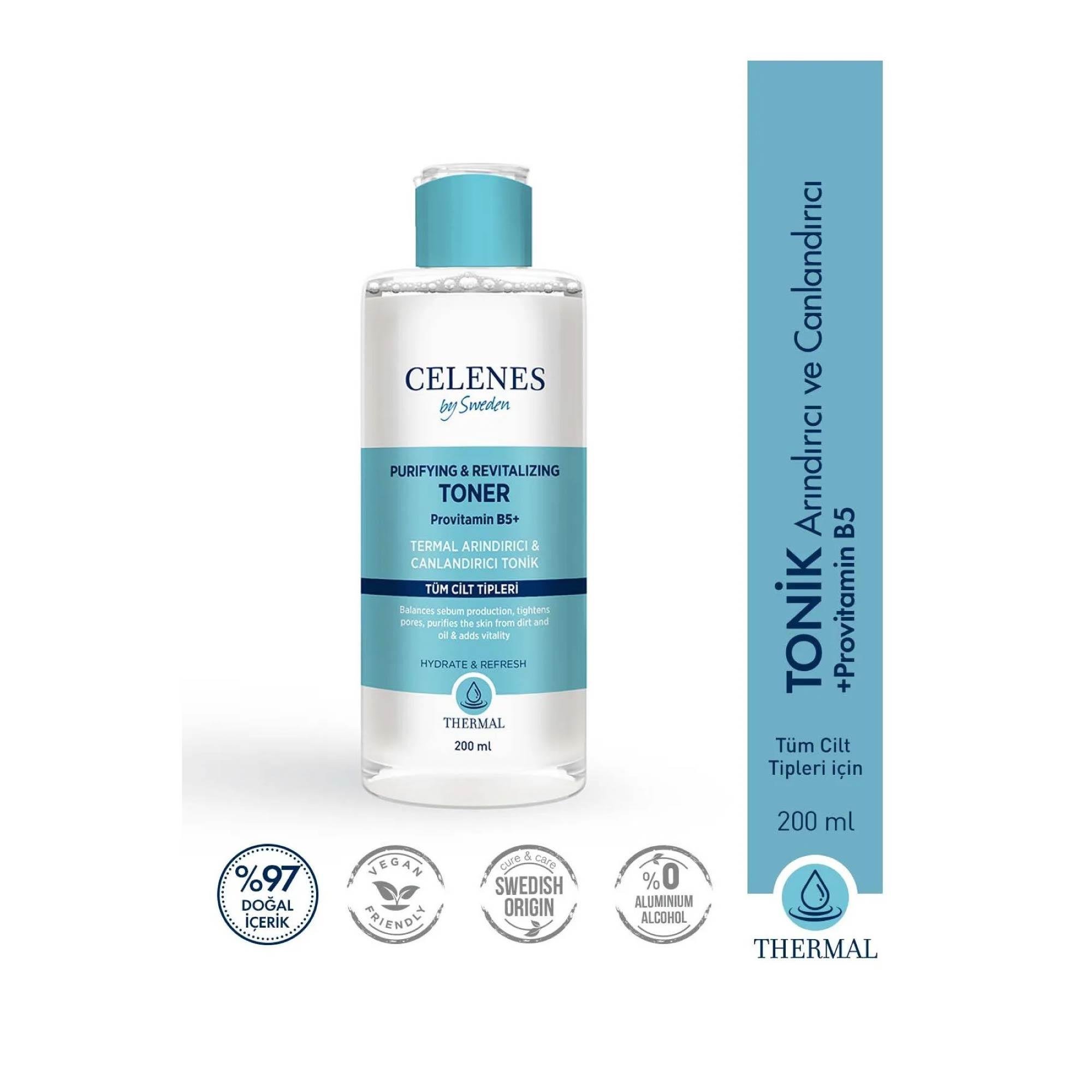 Celenes Termal Arındırıcı ve Canlandırıcı Tonik 200 ml