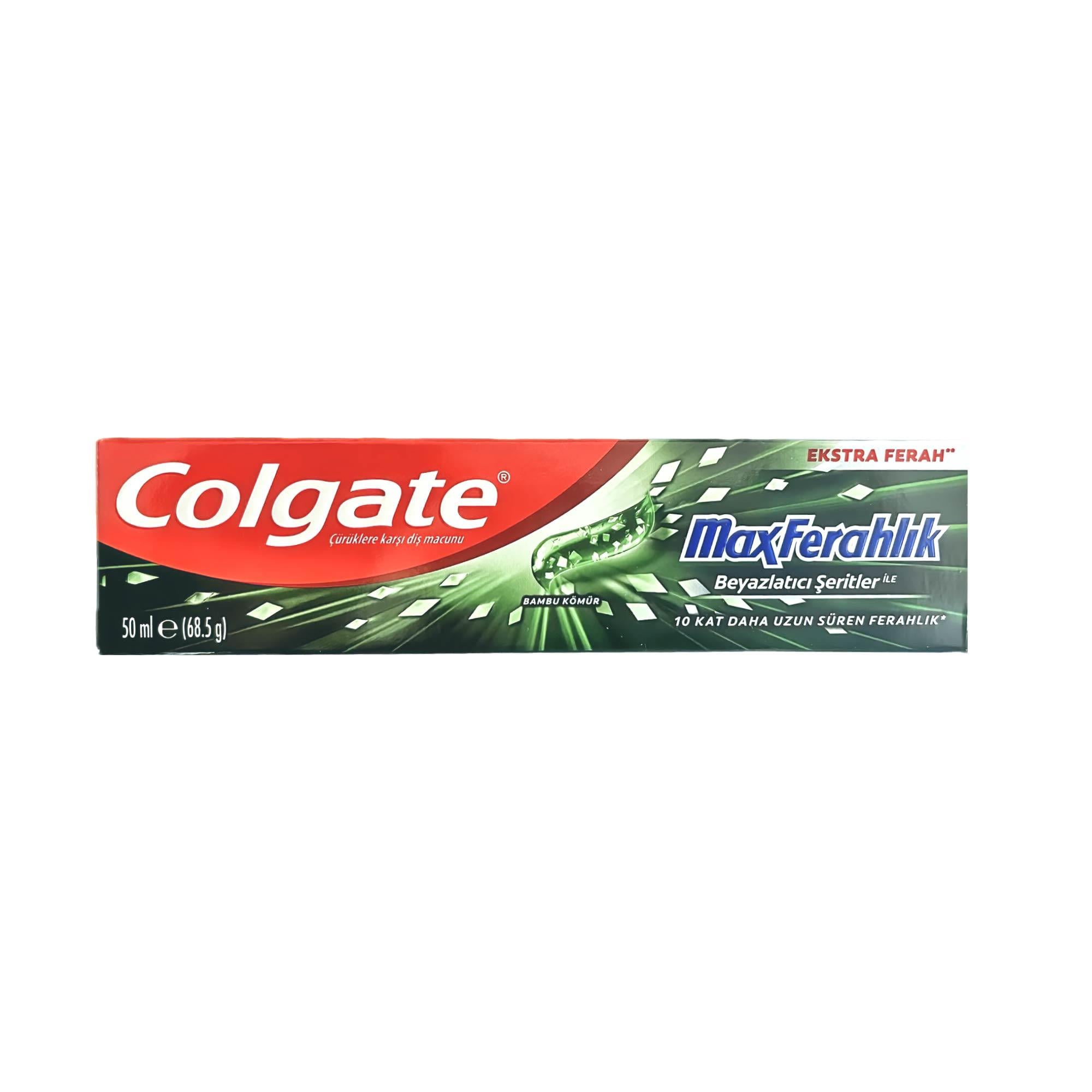 Colgate Diş Macunu Max Ferahlık Beyazlatıcı Şeritler  50ml	