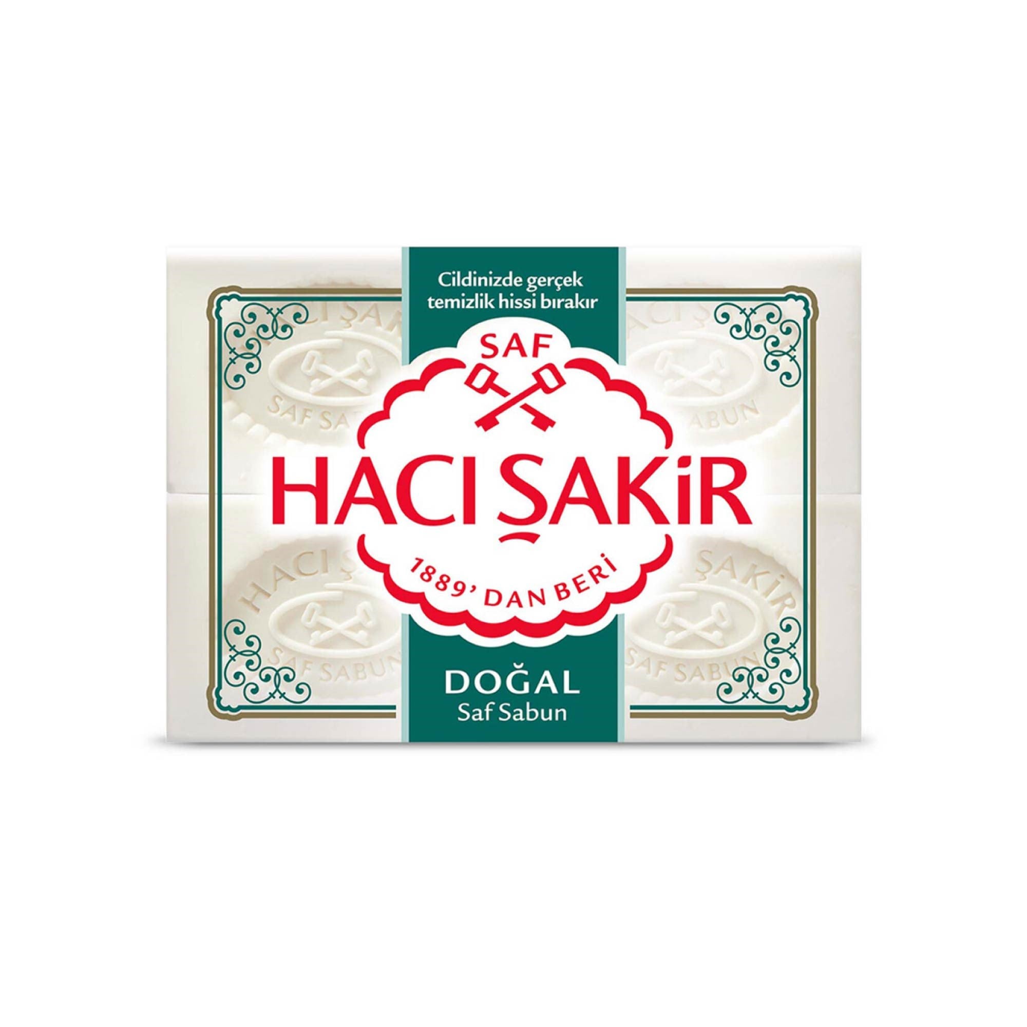 Hacı Şakir Doğal Saf Sabun (200x4=800 Gr)