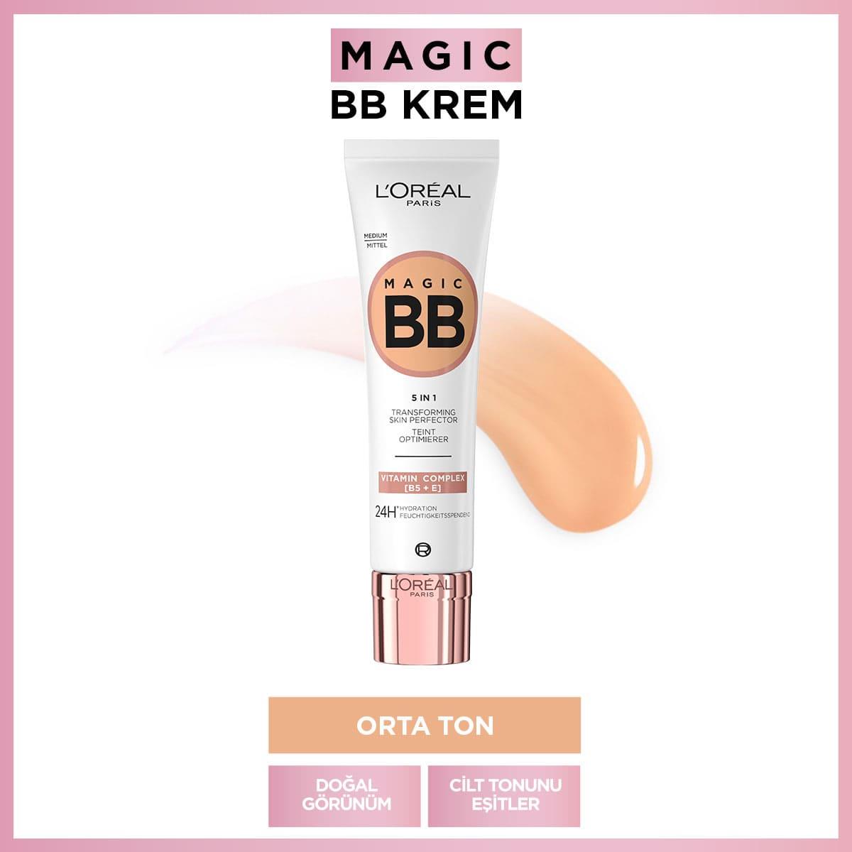 L'Oréal Paris Magic BB Renkli Nemlendirici Krem - Medium