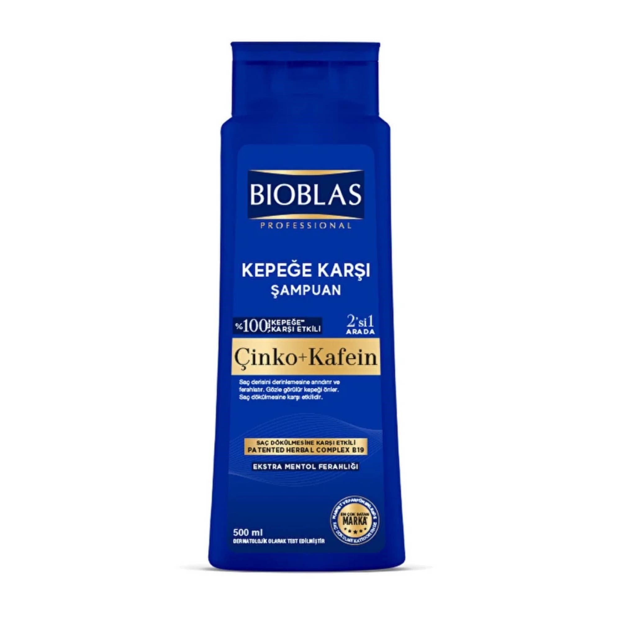 Bioblas Çinko&Kafein Kepeğe Karşı Şampuan 500ml