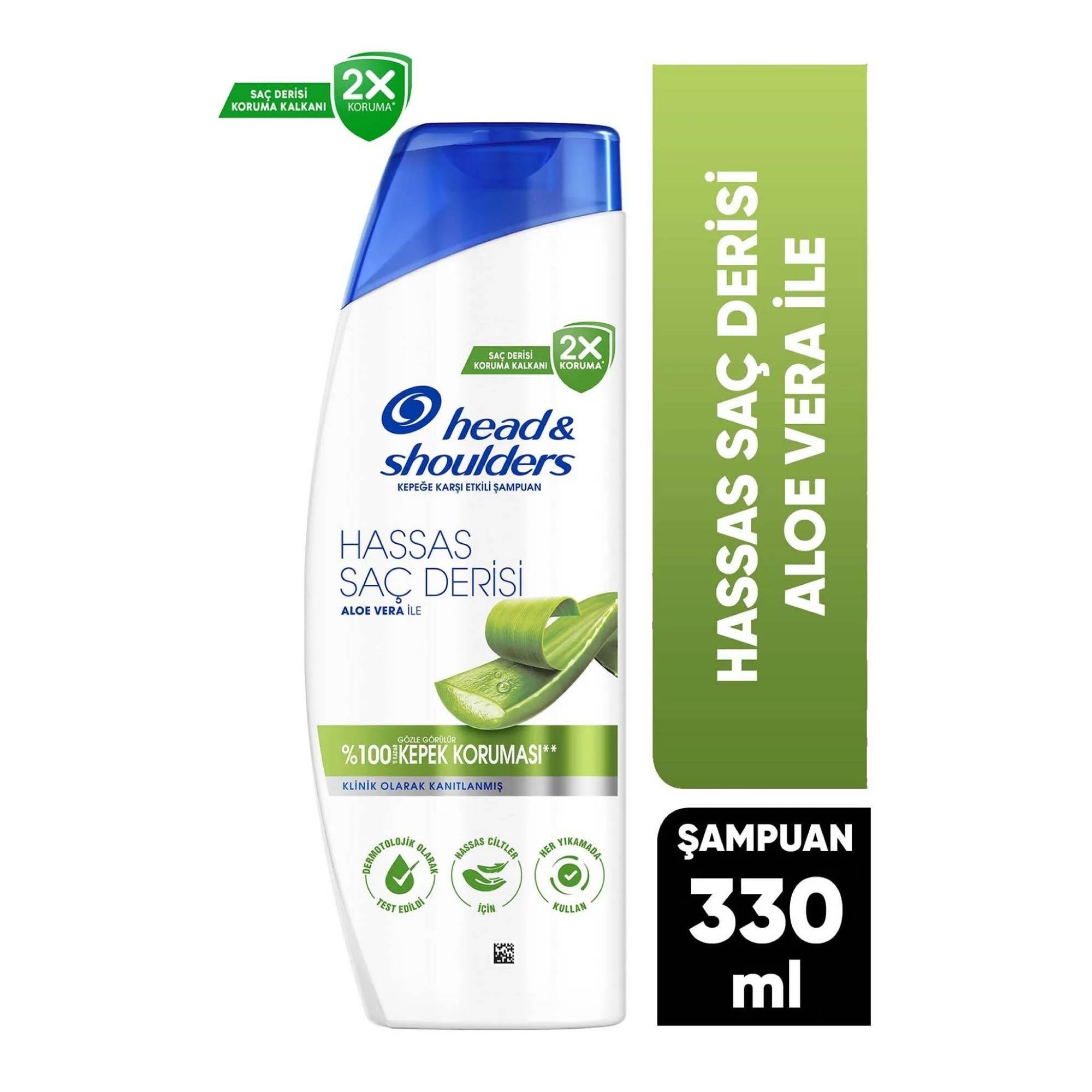 Head & Shoulders Şampuan Hassas Saç Derisi Aloevera 330 ml