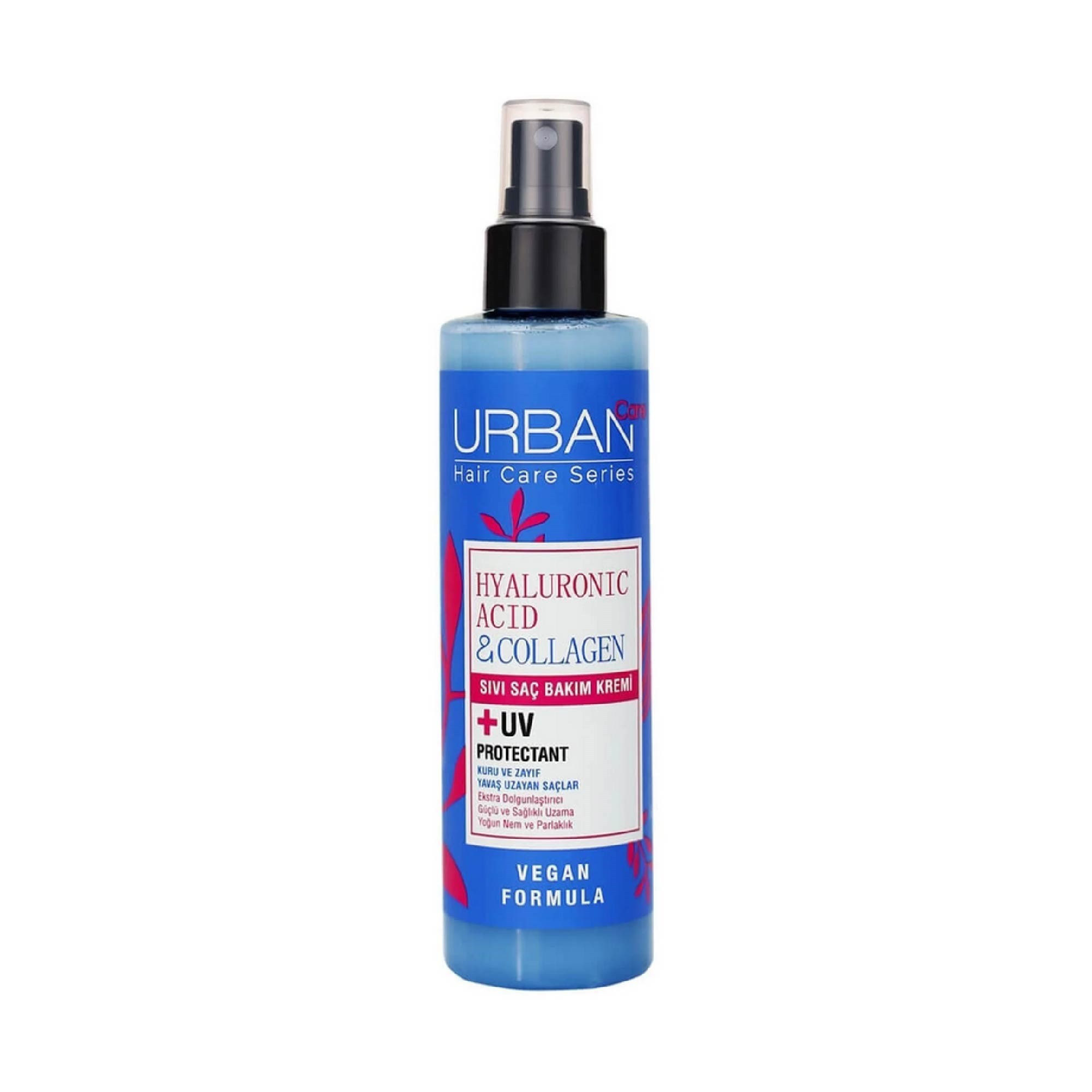 Urban Care Sıvı Saç Kremi Hyaluronic Acid&Collagen Kuru ve Zayıf Yavaş Uzayan Saçlar 150ml