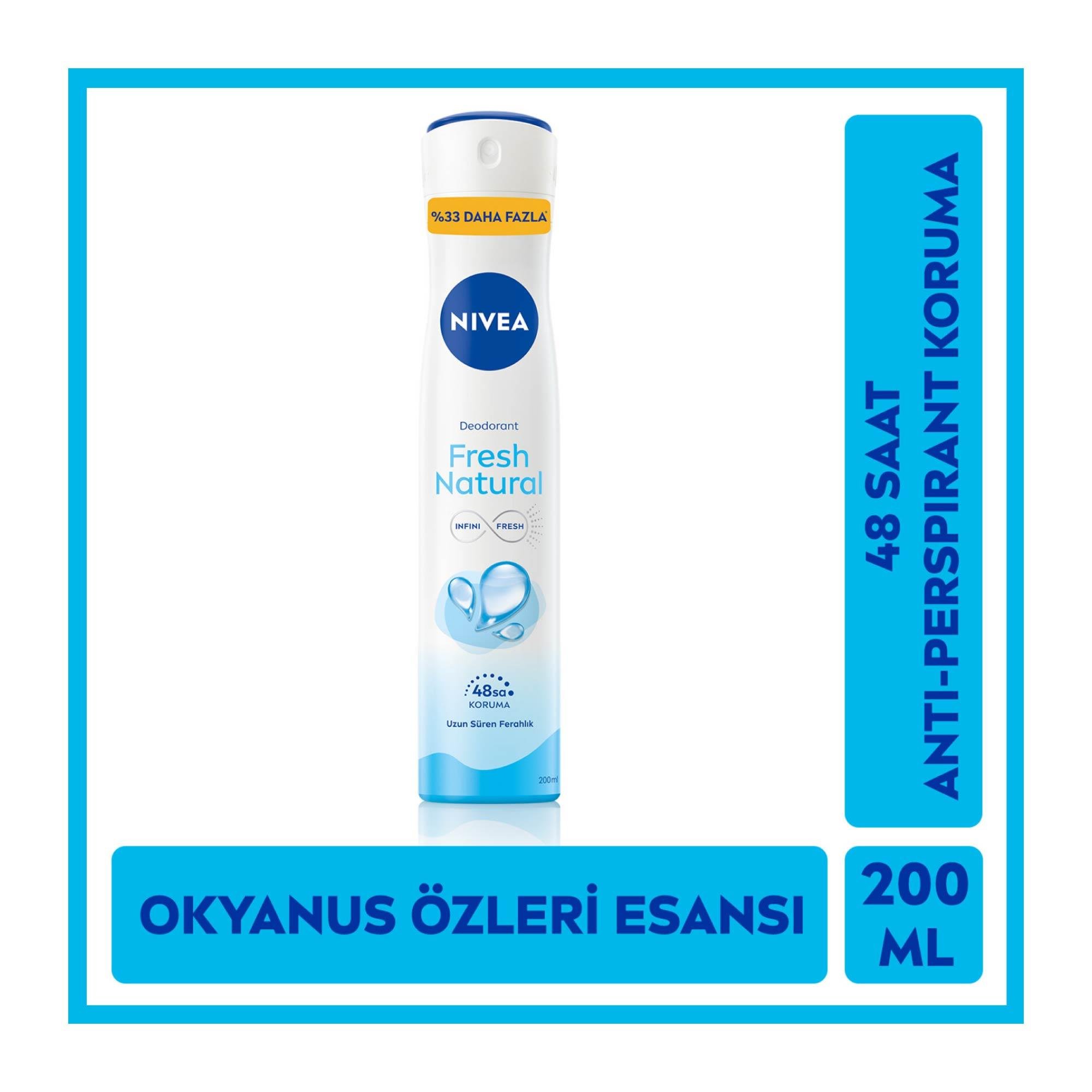 Nivea Deodorant Fresh Natural Kadın 200ml