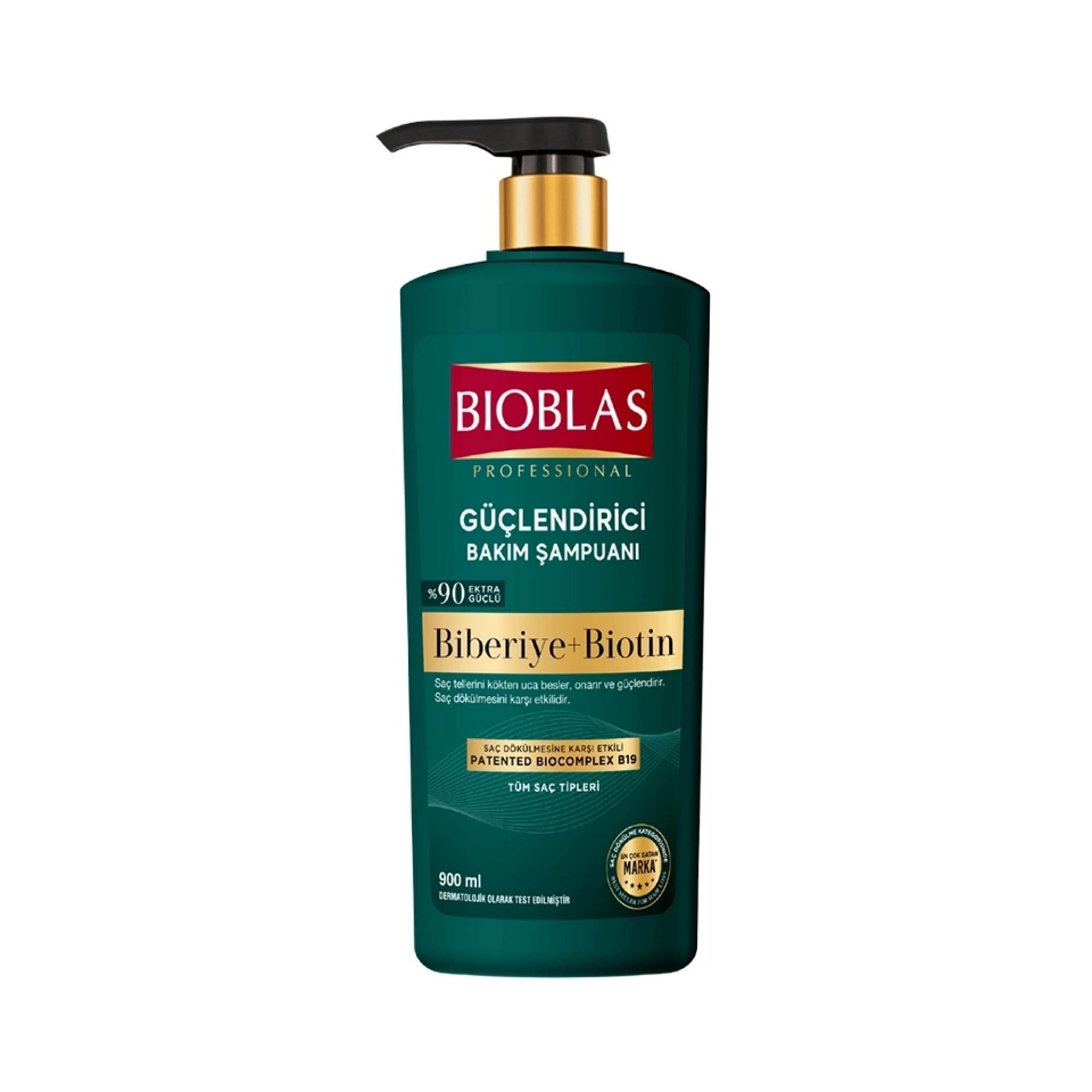 Bioblas Biberiye + Biotin Güçlendirici Bakım Şampuanı 900 ml