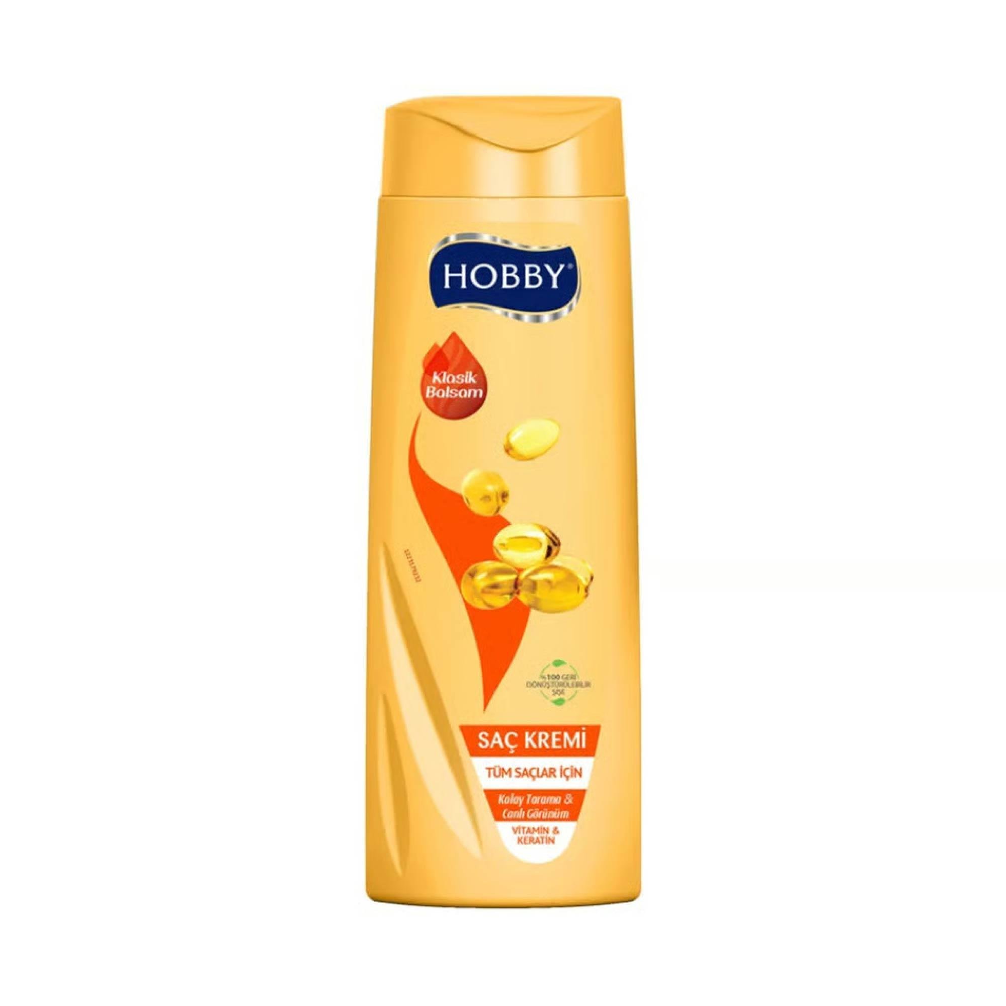 Hobby Saç Kremi Klasik Vitamin&Keratin 500 Ml