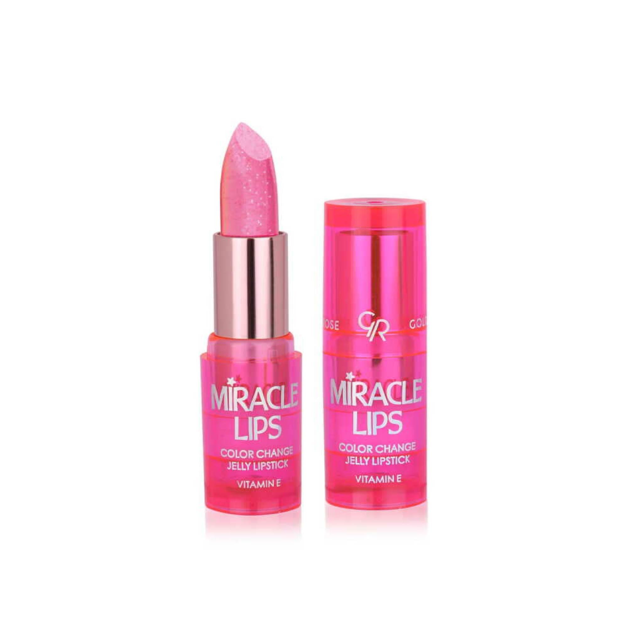 Golden Rose Miracle Lips Color Change Jelly Lipstick 101 Berry Pink 