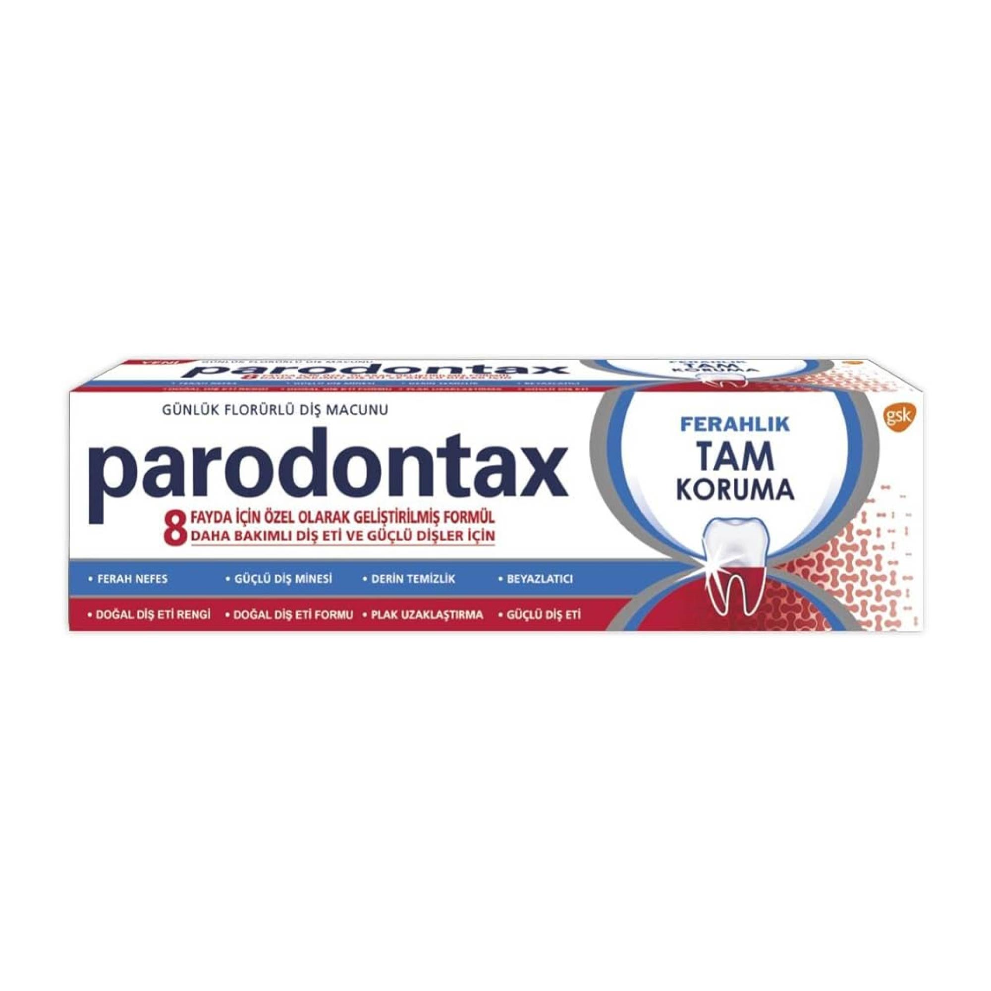 Parodontax Diş Macunu Ferahlık Tam Koruma 50ml