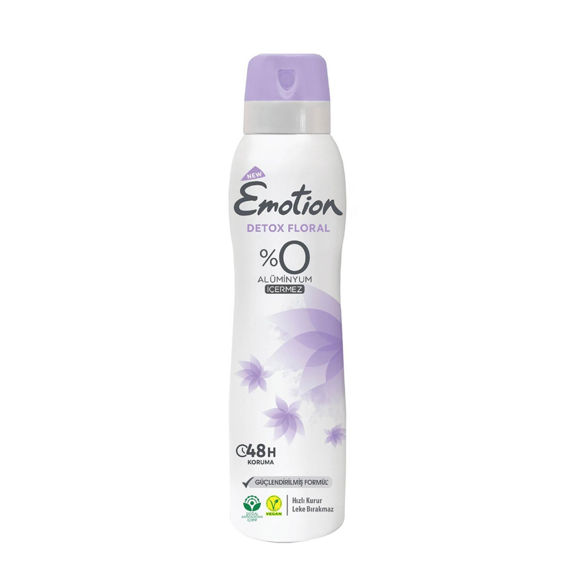 Emotion Deodorant Detox Floral Kadın 150ml