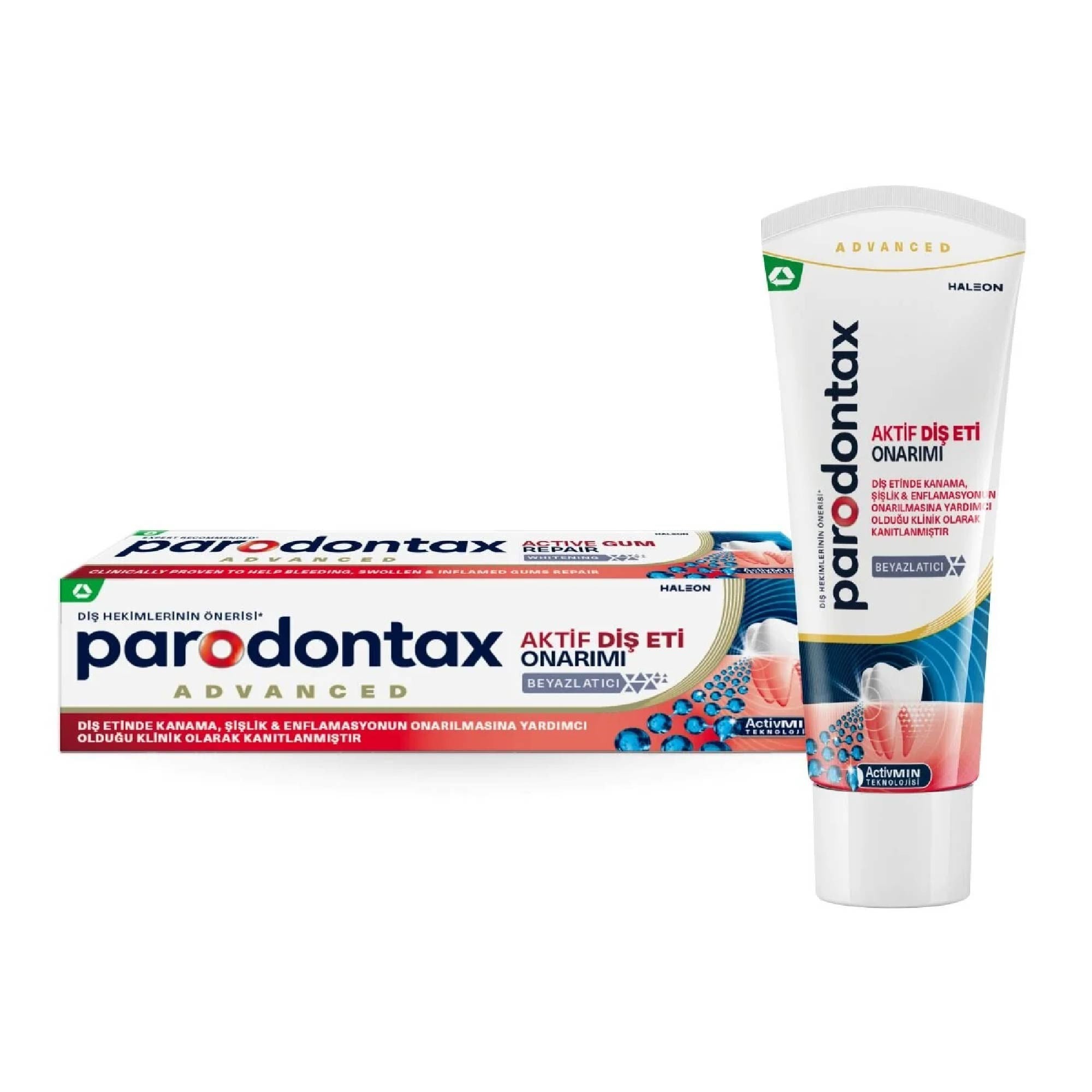 Parodontax Aktif Diş Eti Onarımı Beyazlatıcı Diş Macunu 75 ml