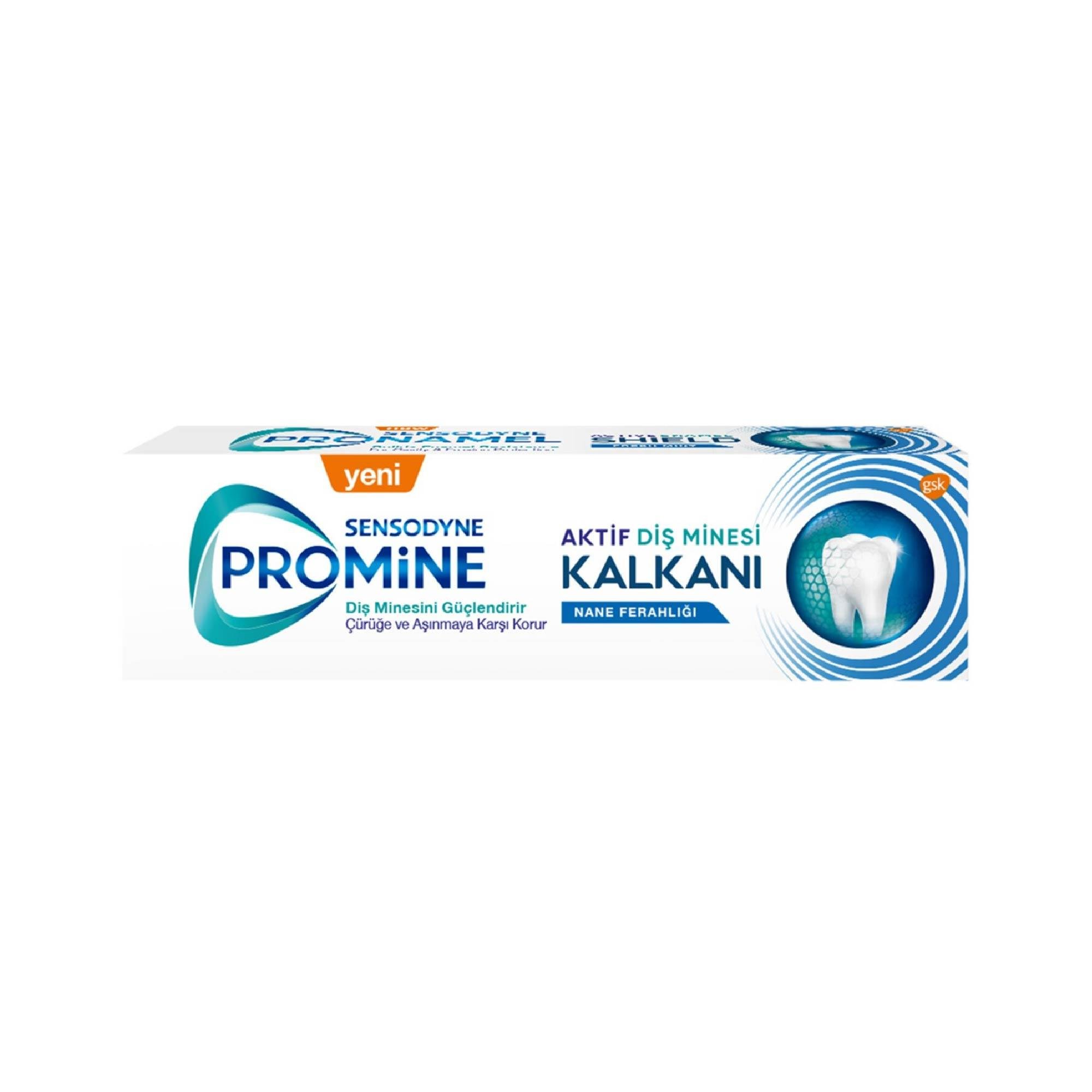 Sensodyne Promine Diş Macunu Aktif Diş Minesi Kalkanı Nane Ferahlığı 75 ml