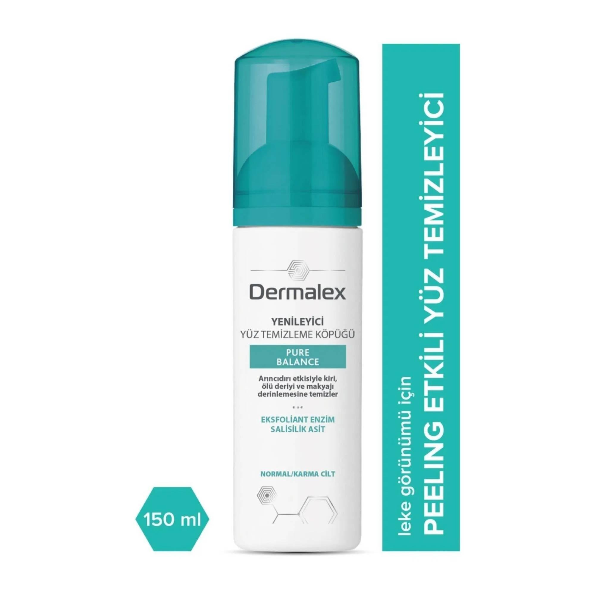 Dermalex Yenileyici Yüz Temizleme Köpüğü 150 ml