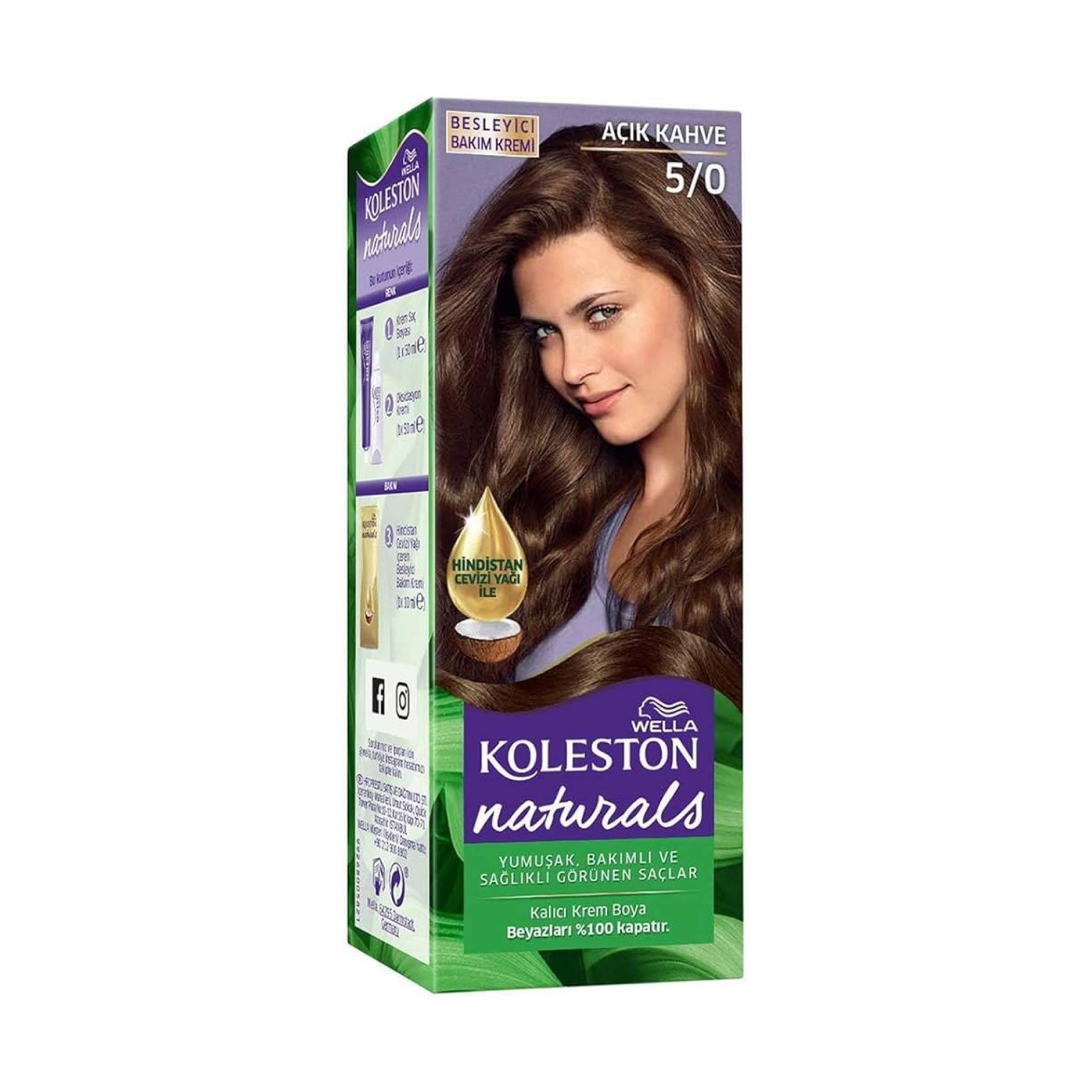 Koleston Naturals Set Boya Açık Kahve 5/0
