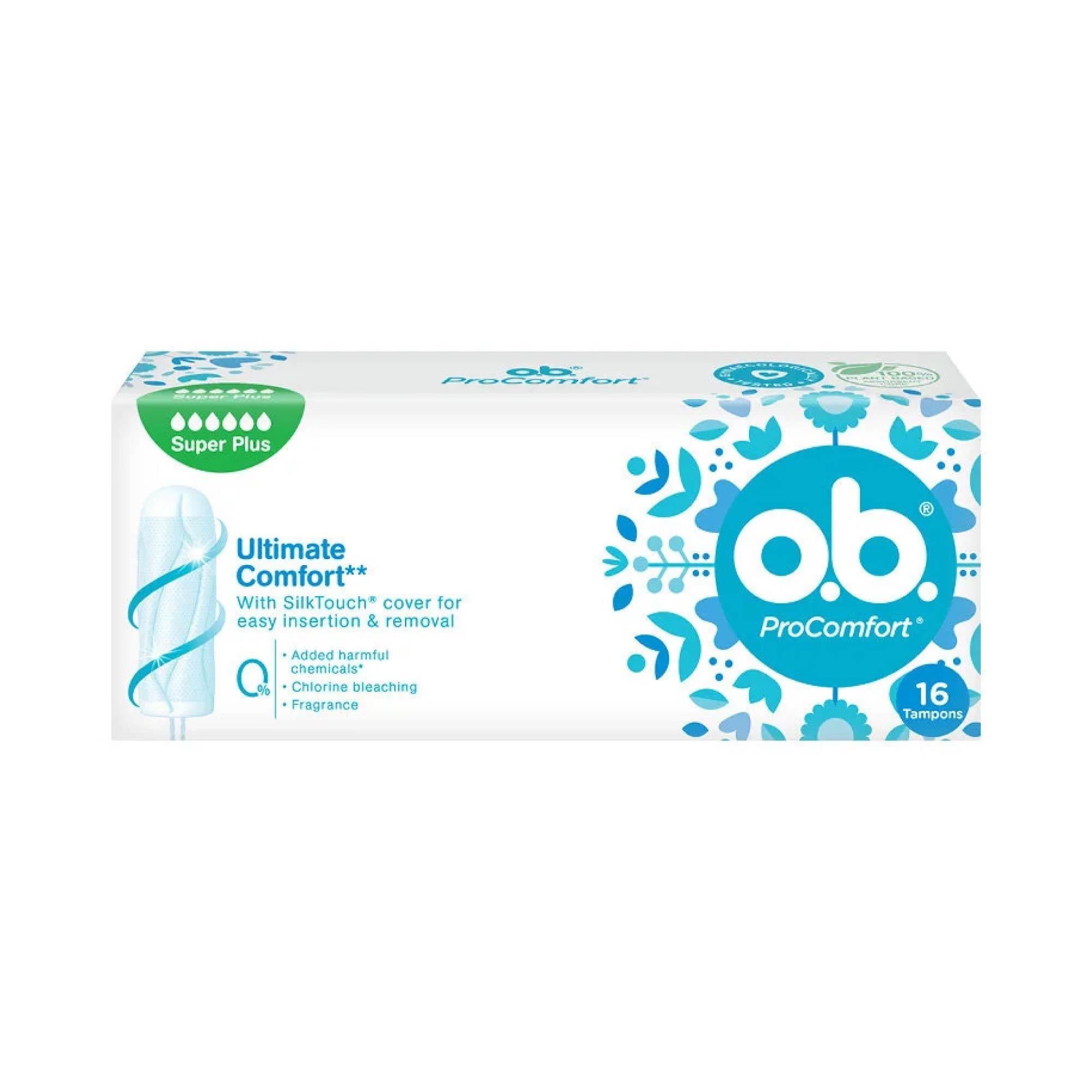 O.B. ProComfort Tampon Super Plus 16'lı