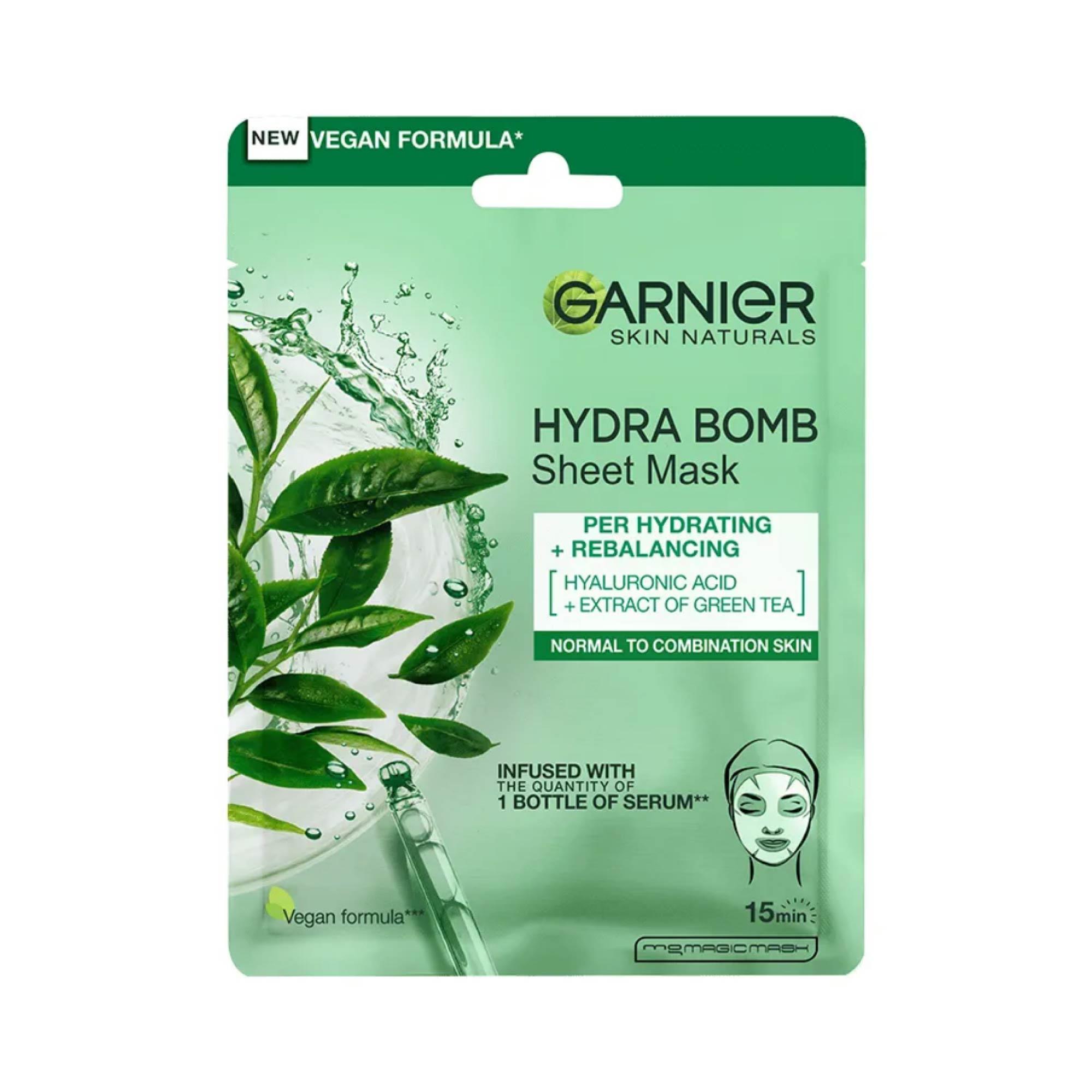 Garnier Nem Bombası Ferahlatıcı Kağıt Yüz Maskesi