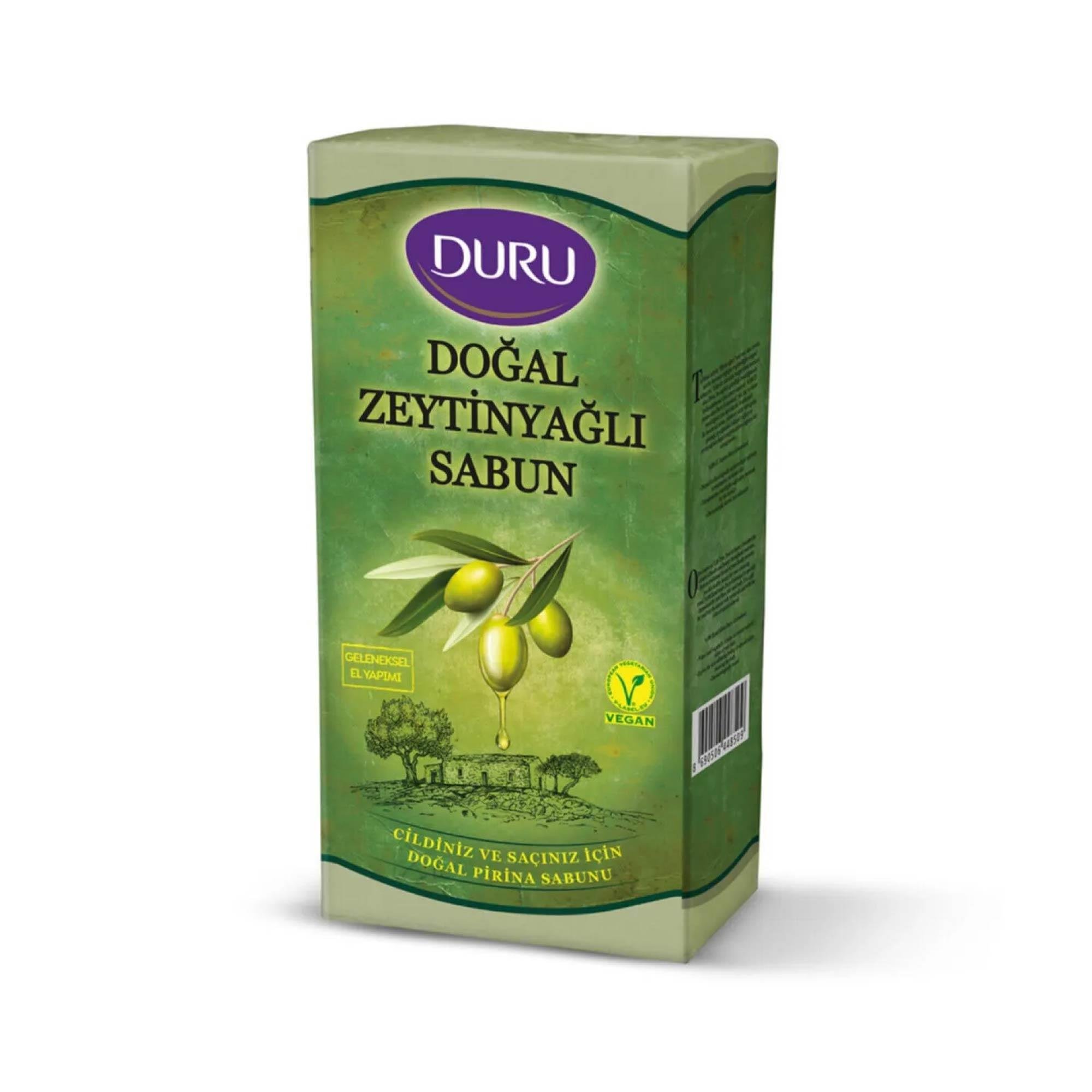 Duru Sabun Geleneksel Doğal Pirina Zeytinyağlı 5x160gr