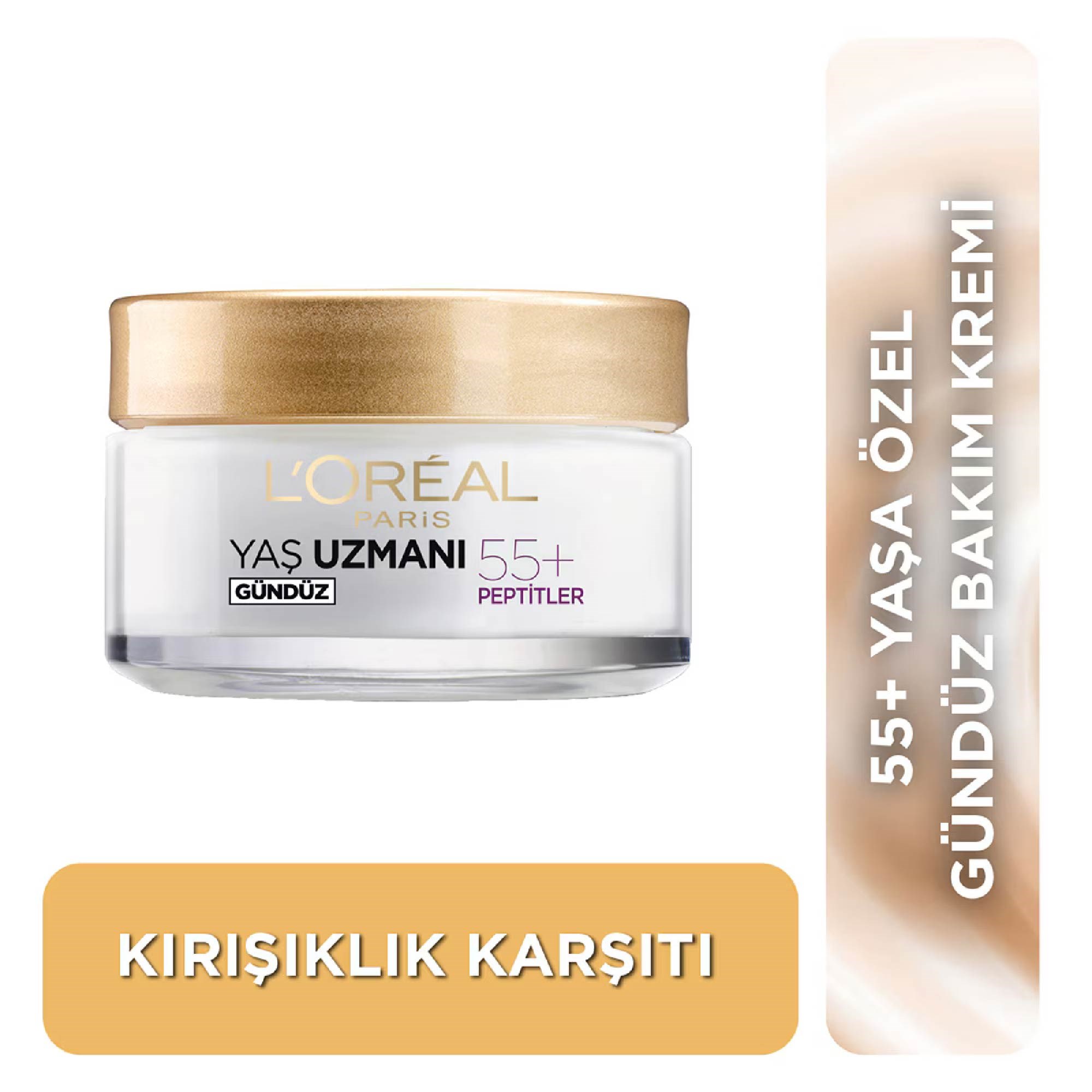 Loreal Paris Yaş Uzmanı Kırışıklık Karşıtı Yenileyici Krem Gündüz  50+ Yaş	