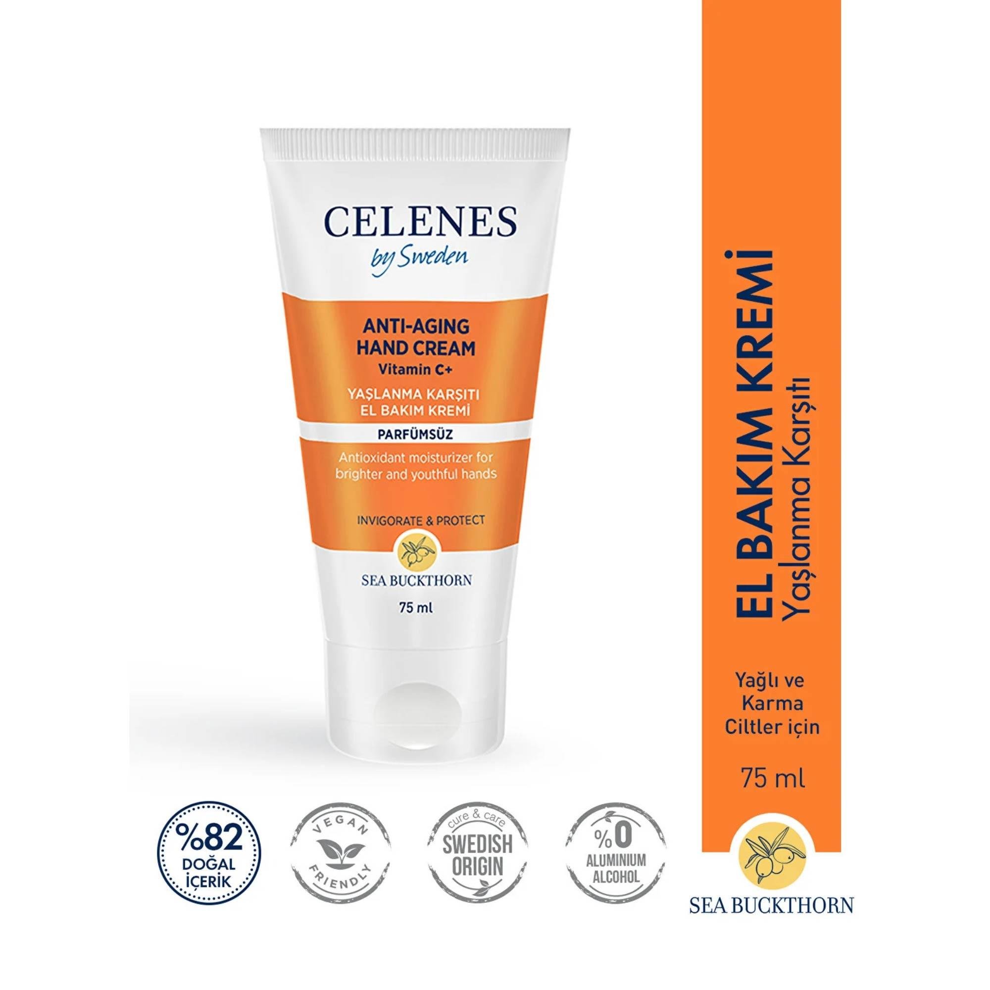 Celenes Sea Buckthorn Yaşlanma Karşıtı El Bakım Kremi 75 ml