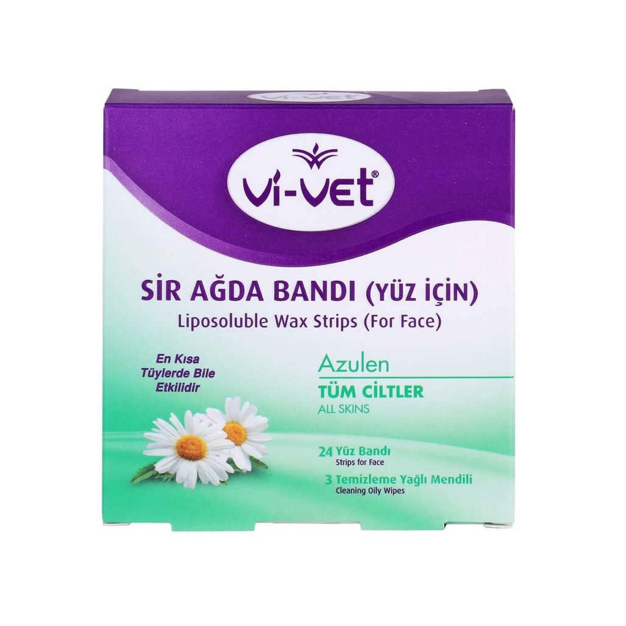 ViVet Sir Ağda Bandı Yüz İçin Tüm Cilt  Azulen 24'lü