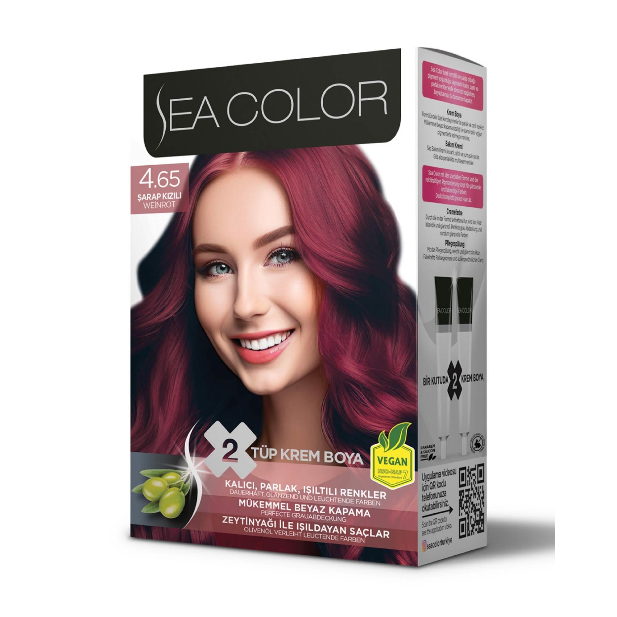 Sea Color Set Boya 4.65 Şarap Kızılı