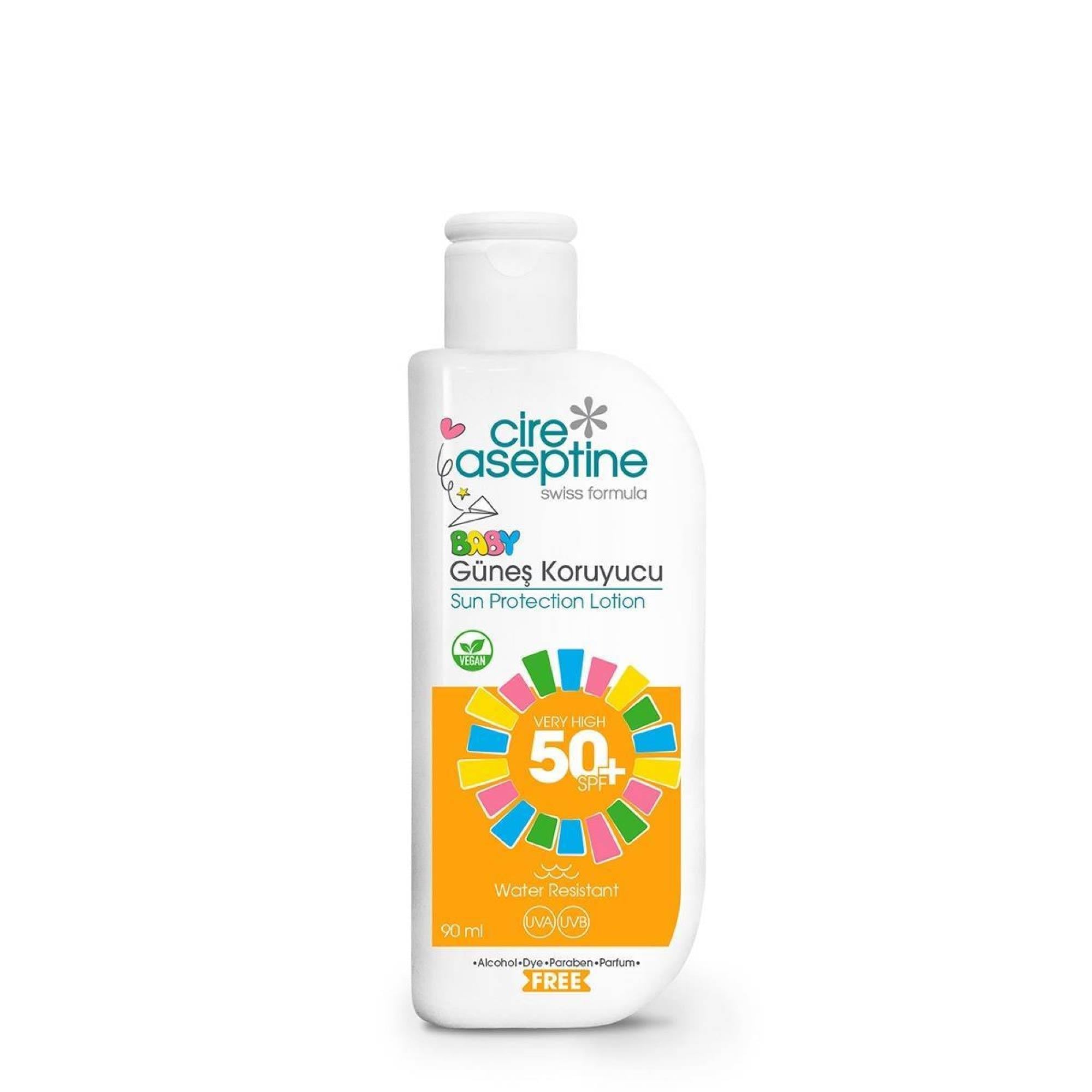 Cire Aseptine Baby Güneş Koruyucu YVA/UVB Very High SPF50+  90 ml 