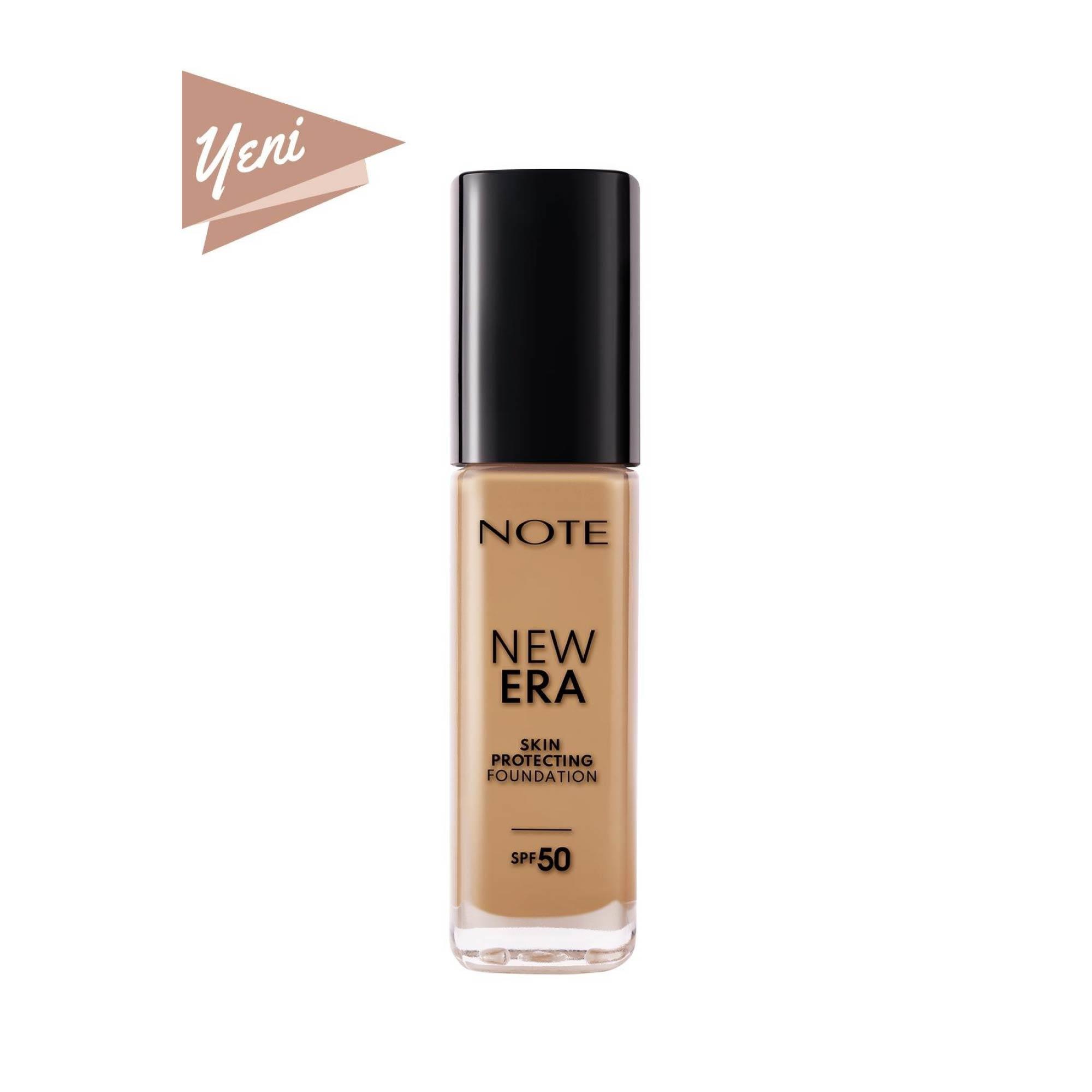 Note New Era Skin Protecting Fondöten 180 Dark Honey  SPF + 50 30 ml	