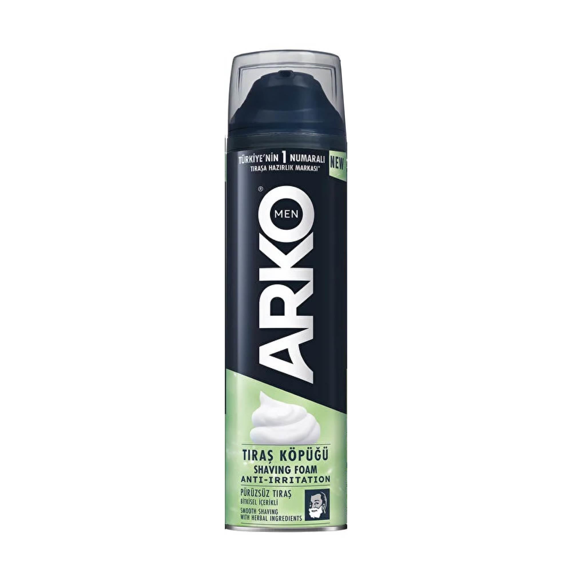 Arko Men Anti-Irritation Tahriş Karşıtı Tıraş Köpüğü 200ml