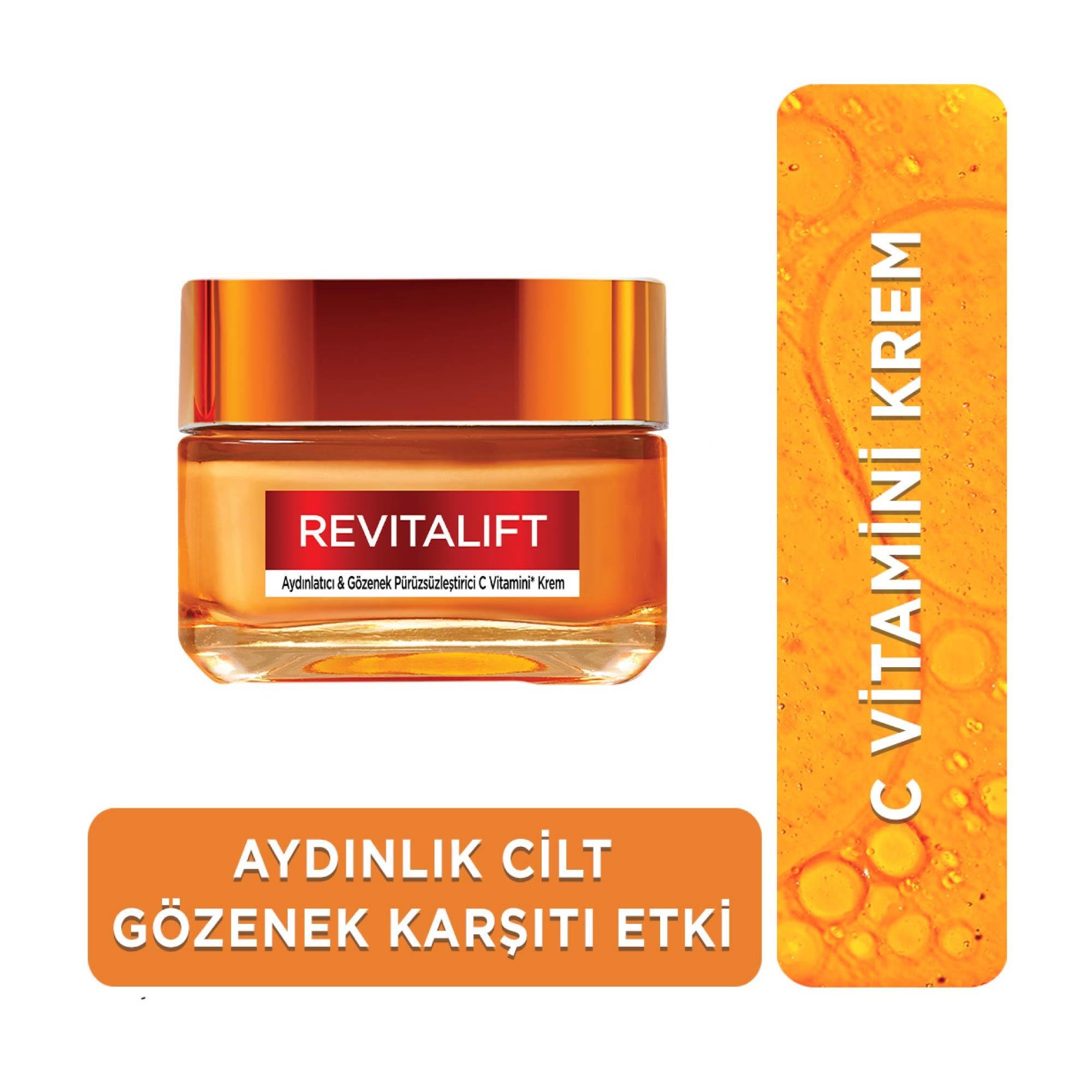  Loreal Paris Revitalift Clinical Aydınlatıcı & Gözenek Pürüzsüzleştirici C Vitamini Krem 
