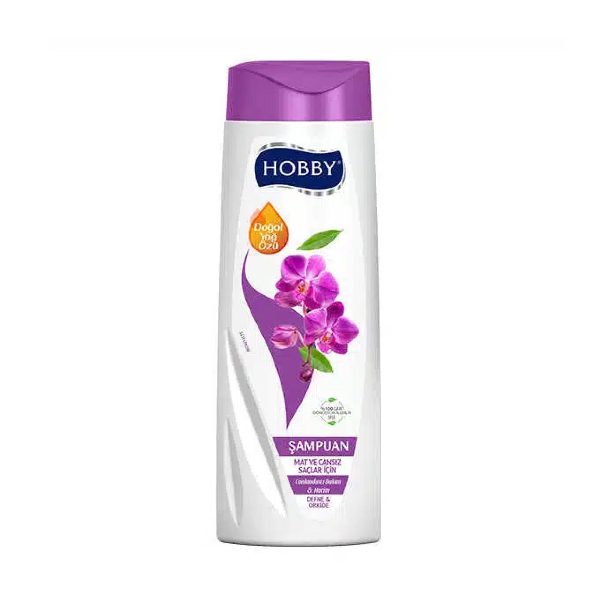 Hobby Şampuan Defne Yağı & Orkide Çiçeği Mat Ve Cansız Saçlar İçin 500 ml 