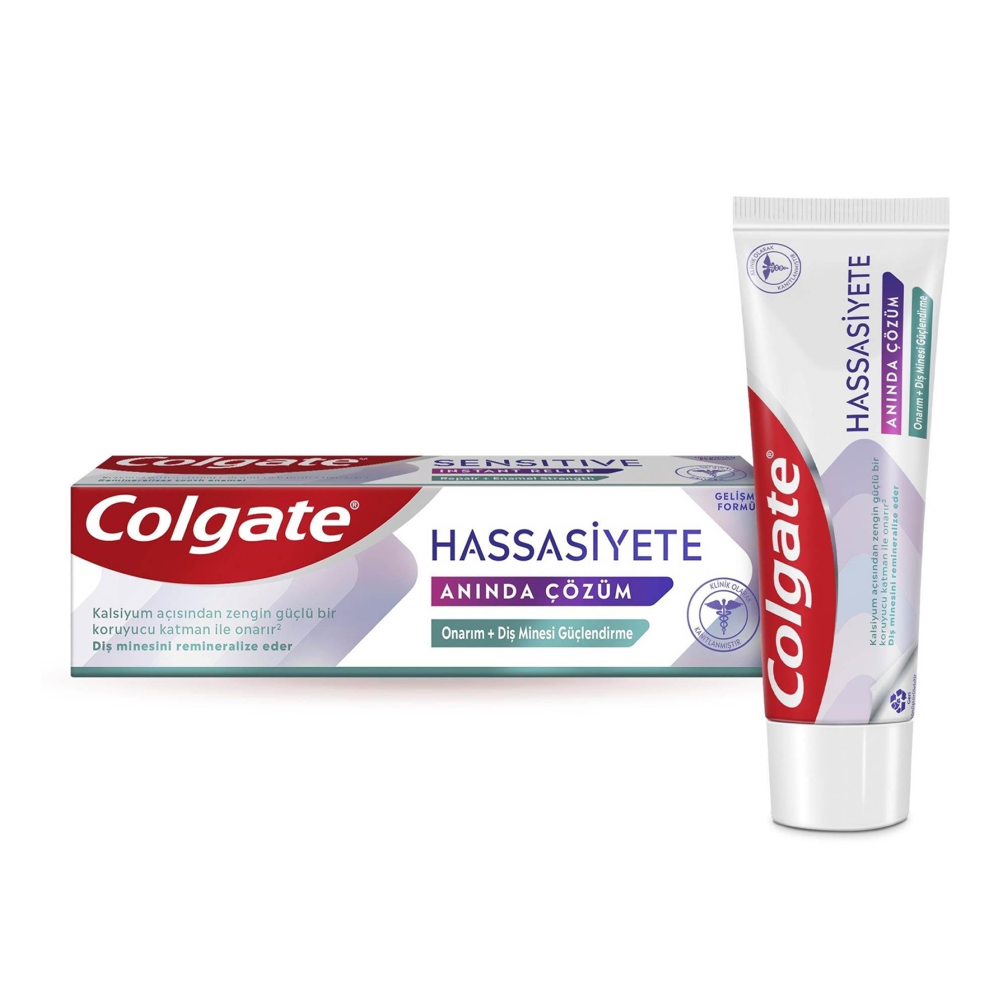 Colgate Hassasiyete Anında Çözüm Onarım + Diş Minesi Güçlendirme Diş Macunu 75 ml 