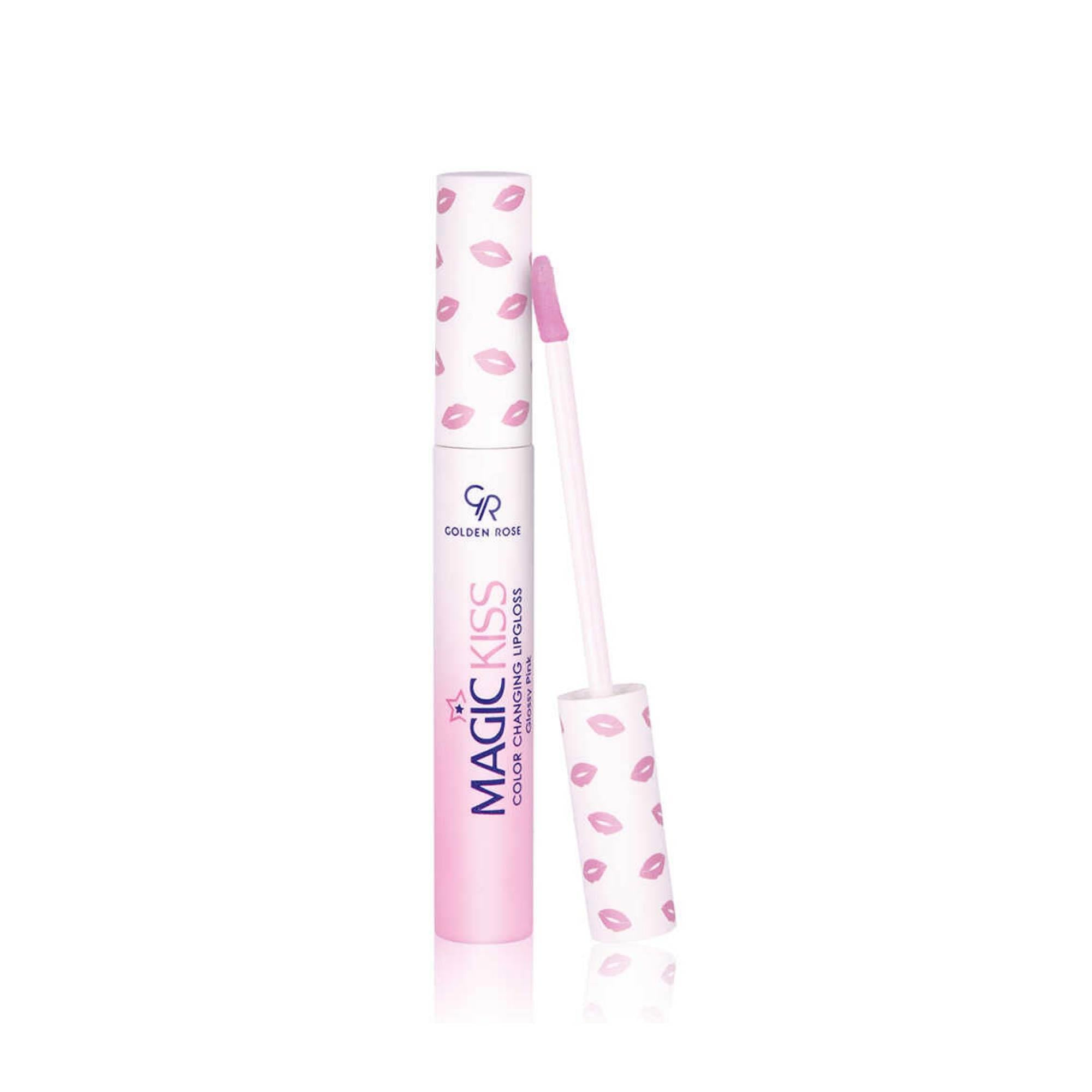 Golden Rose Magic Kiss Color Changing Lipgloss Glossy Pink