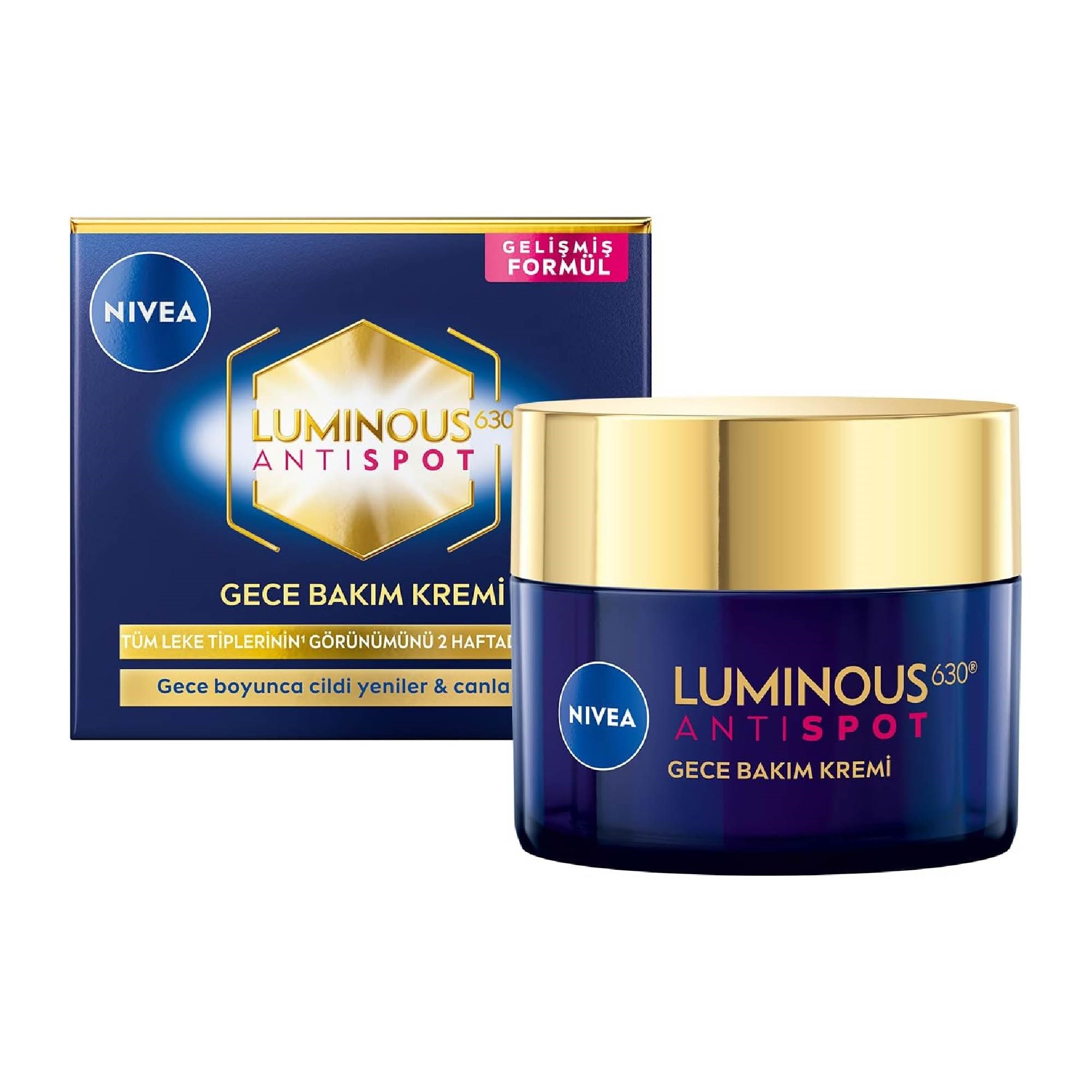Nivea Cellular Luminous Antispot Leke Karşıtı Gece Bakım Kremi 50ml