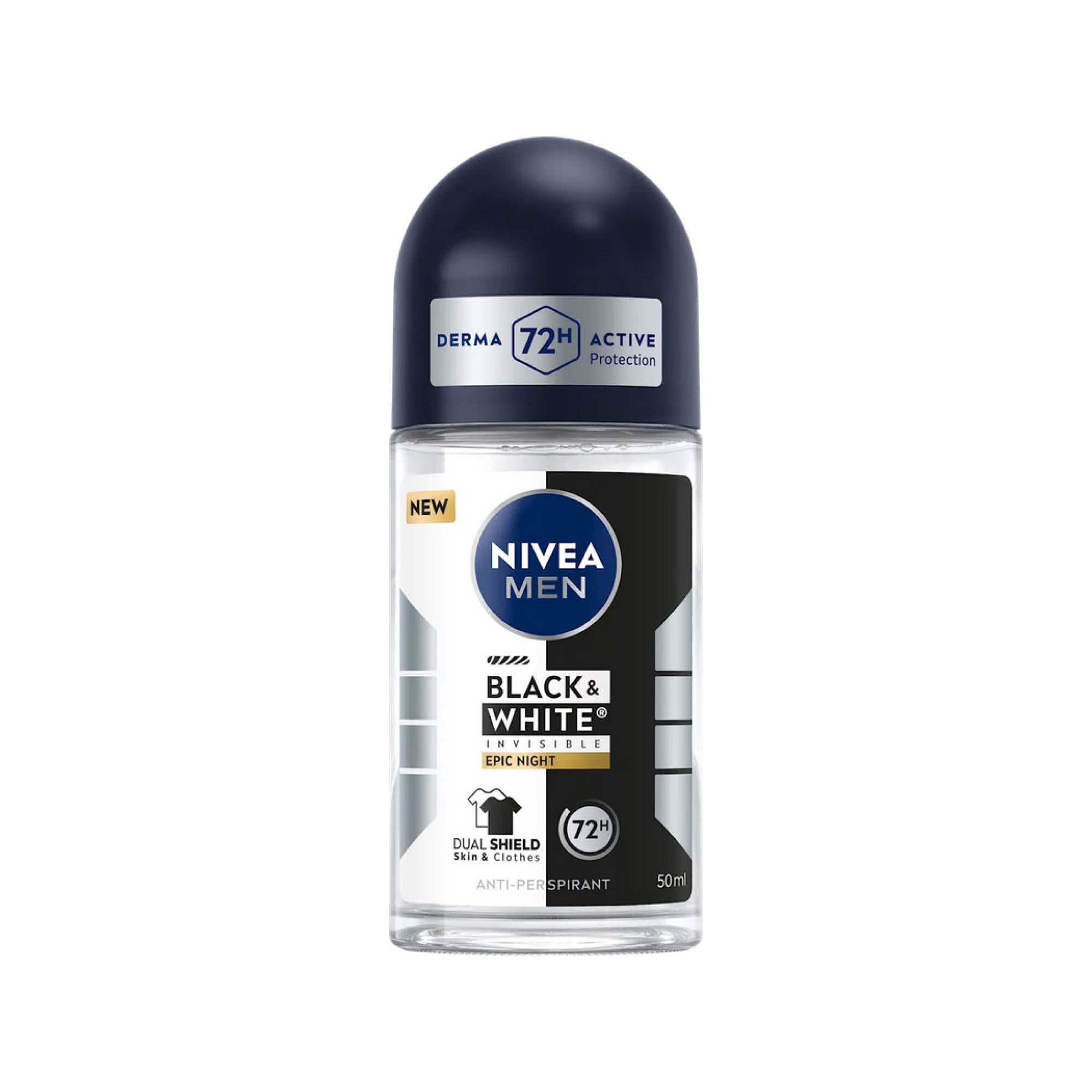 Nivea Men Roll-On Invisible Black&White Epic Night 50 ml