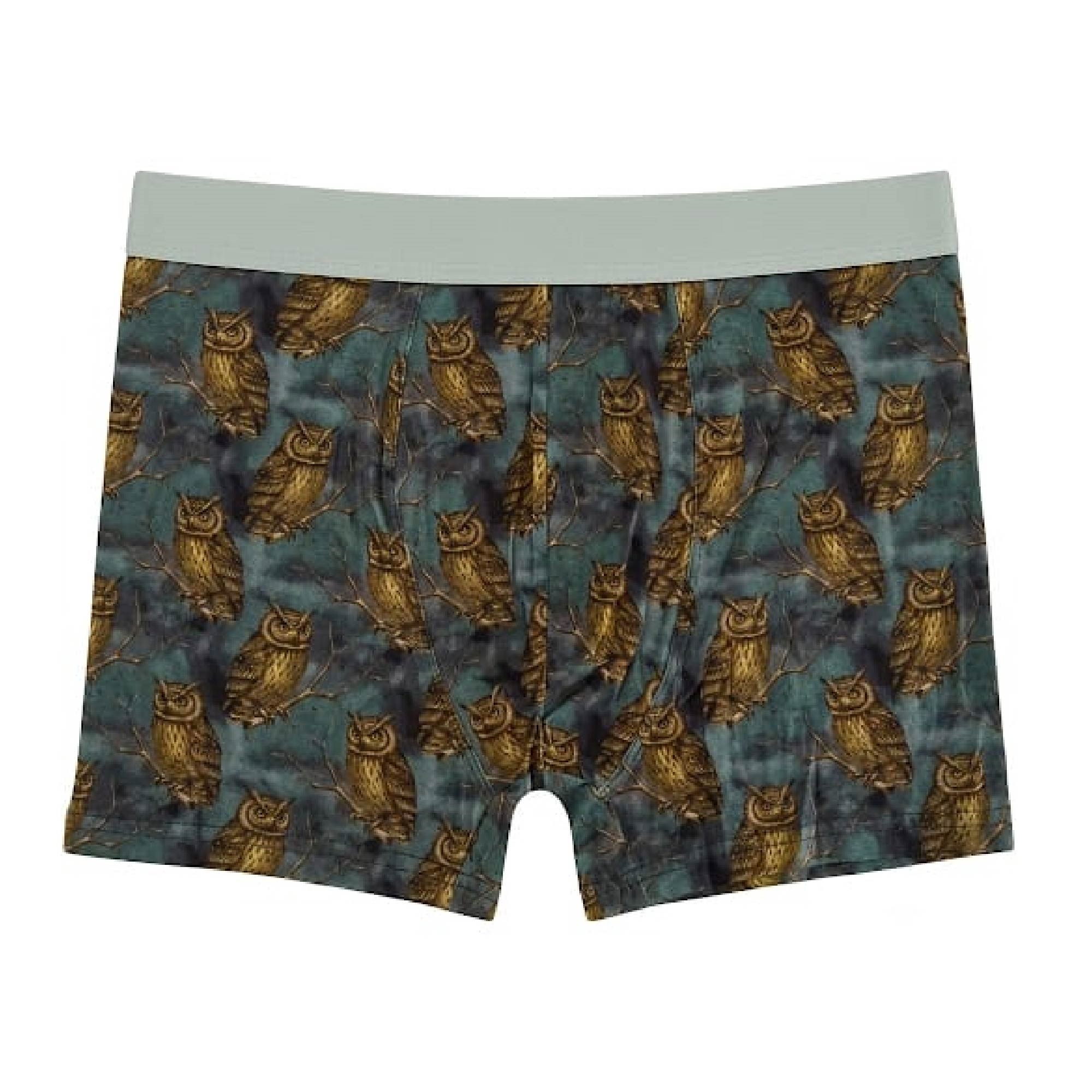 Berrak Erkek Baykuş Desenli Boxer 4431 XLarge