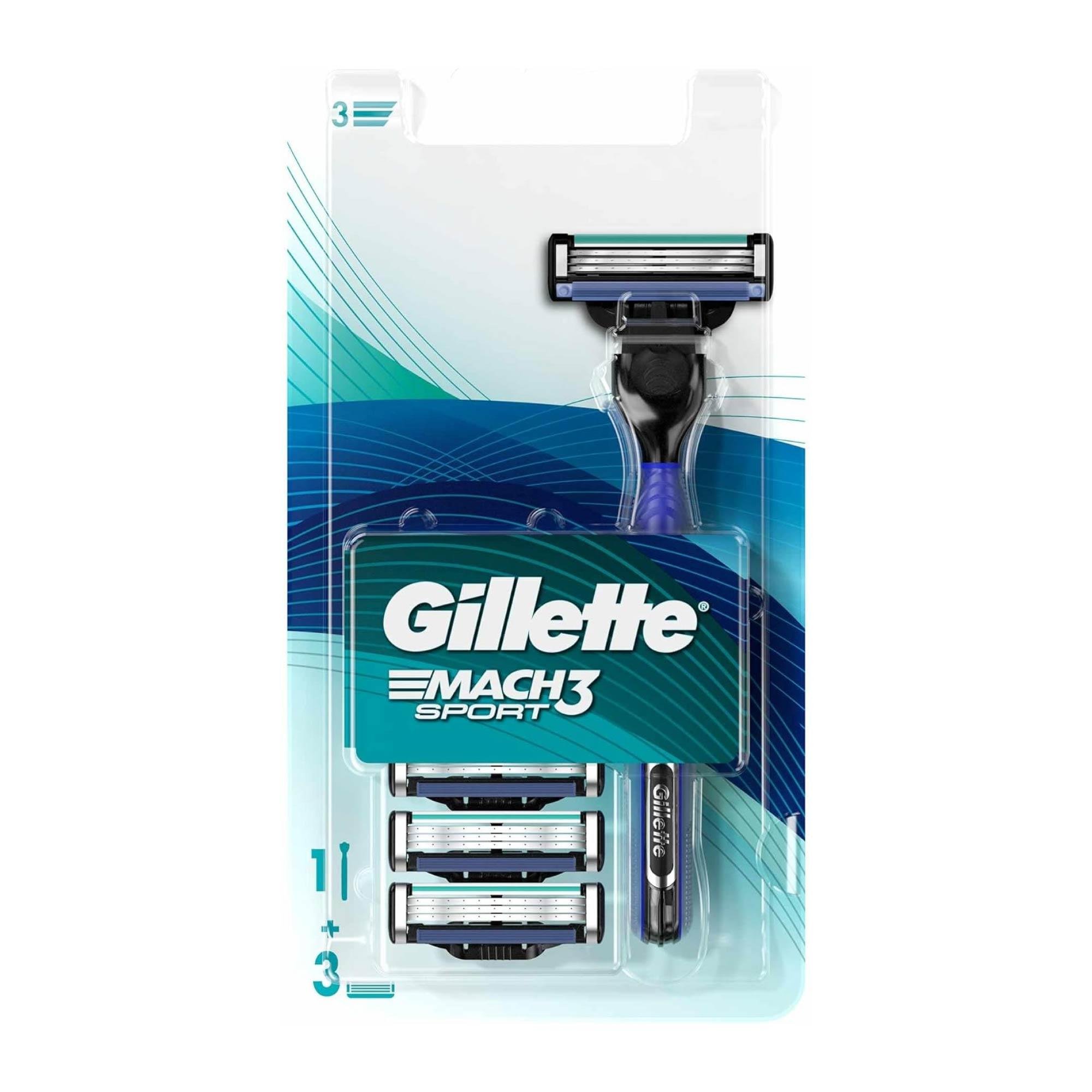 Gillette Mach3 Start Tıraş Makinesi + 3 Adet Yedek Tıraş Bıçağı