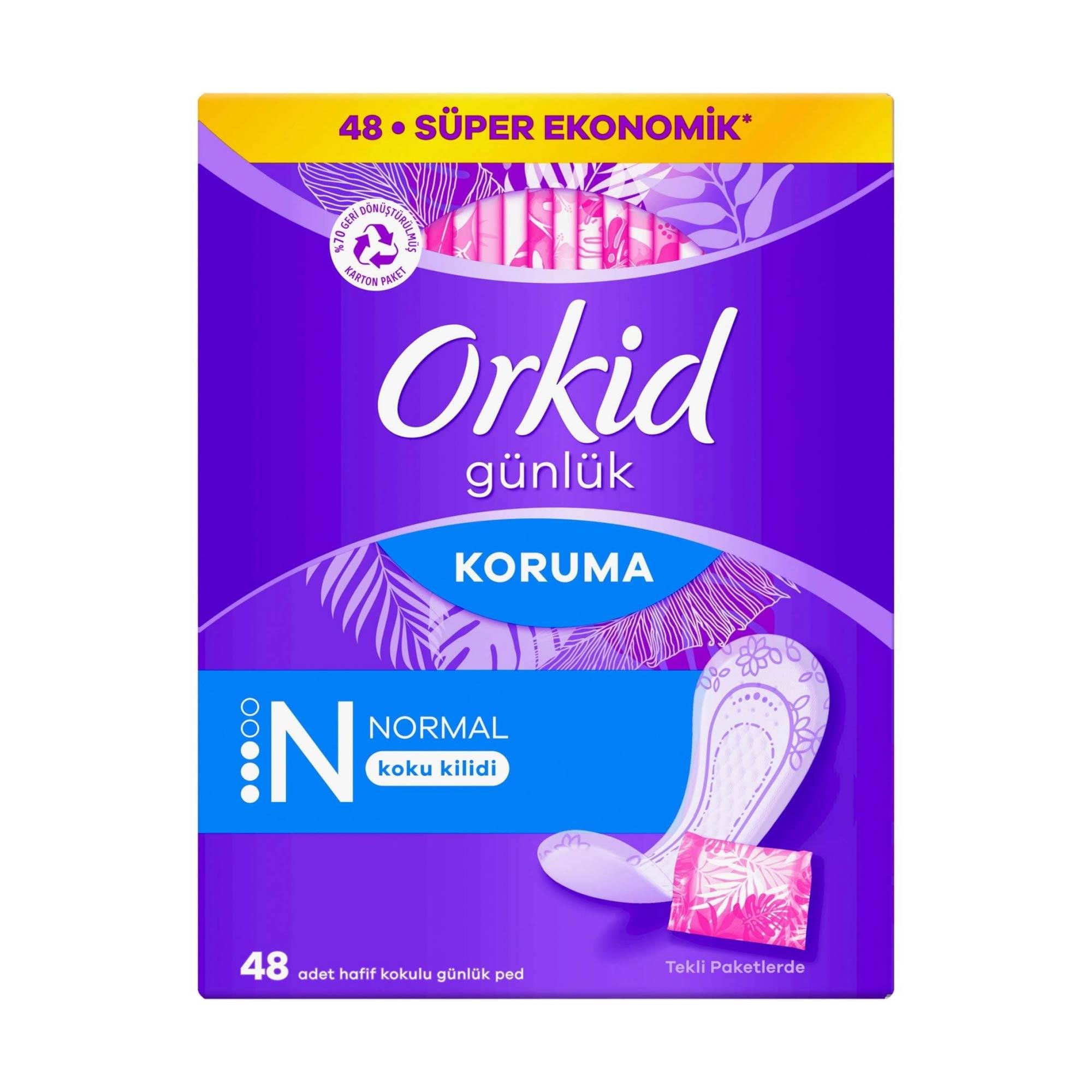 Orkid Extra Koruma Günlük Ped N Normal 48 Adet