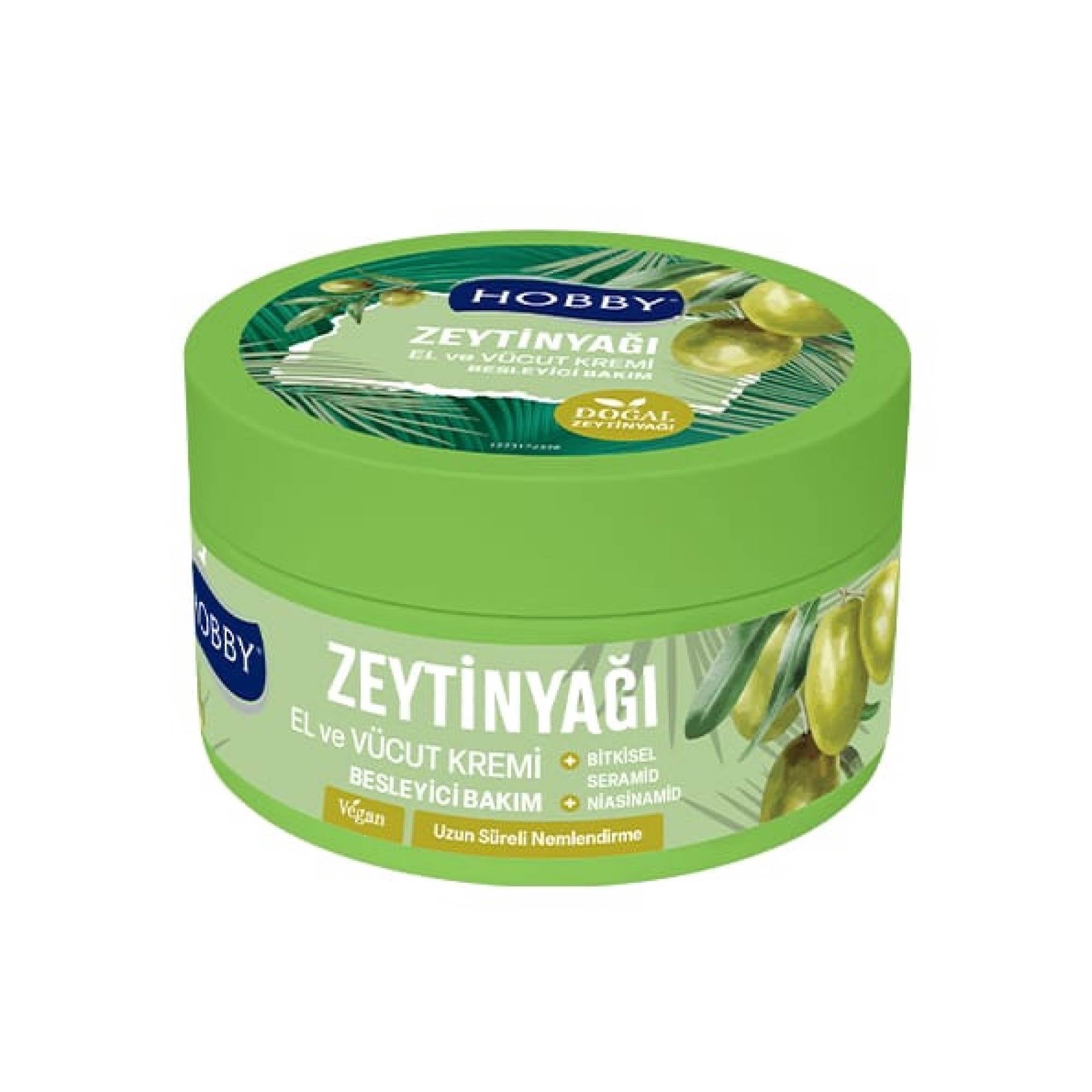 Hobby Zeytinyağı El Ve Vücut Kremi Besleyici Bakım 250 ml