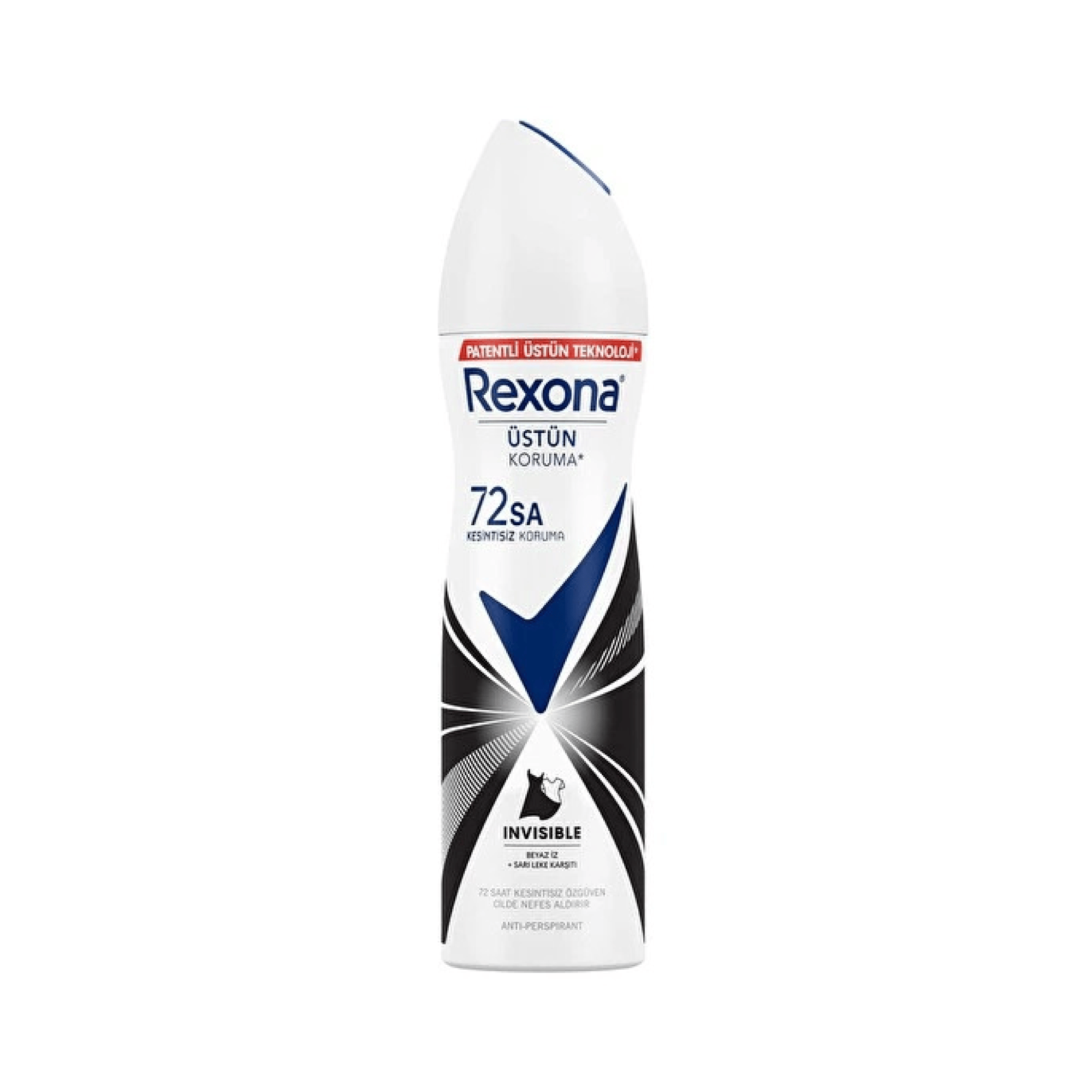 Rexona Invisible Black & White Deodorant Sprey Kadın 150 ml