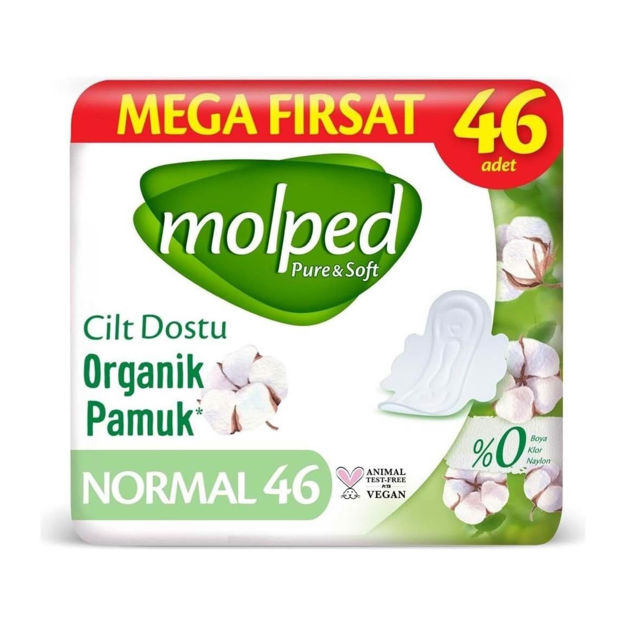 Molped Pure&Soft Hijyenik Ped Normal 46'lı