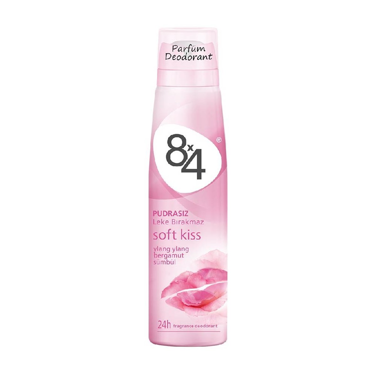 8x4 Soft Kiss Deodorant Sprey Kadın 150 ml - Platin