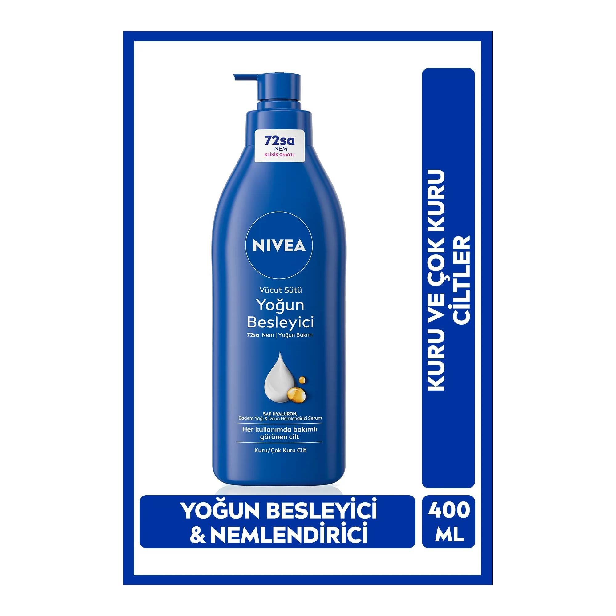 Nivea Vücut Losyonu Body Milk Besleyici Süt 400ml