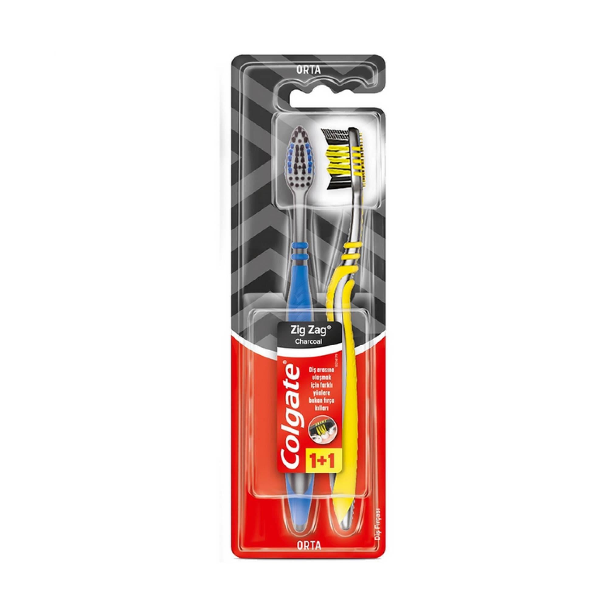 Colgate Zig Zag Diş Fırçası 1+1 Medium