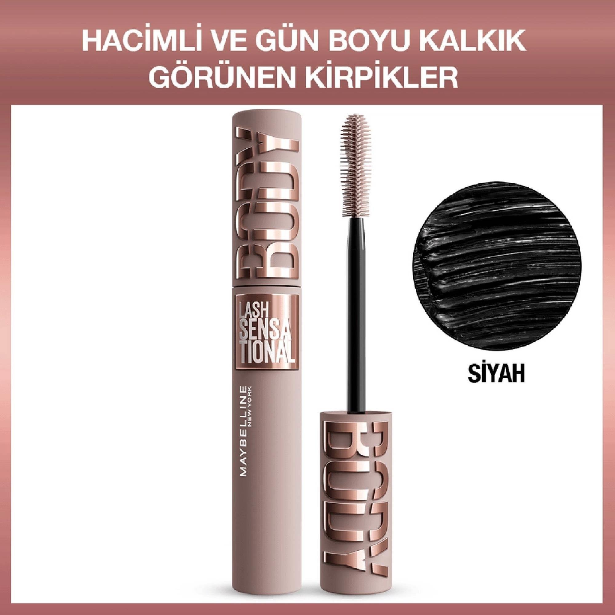 Maybelline  Lash Sensational Body Siyah Maskara