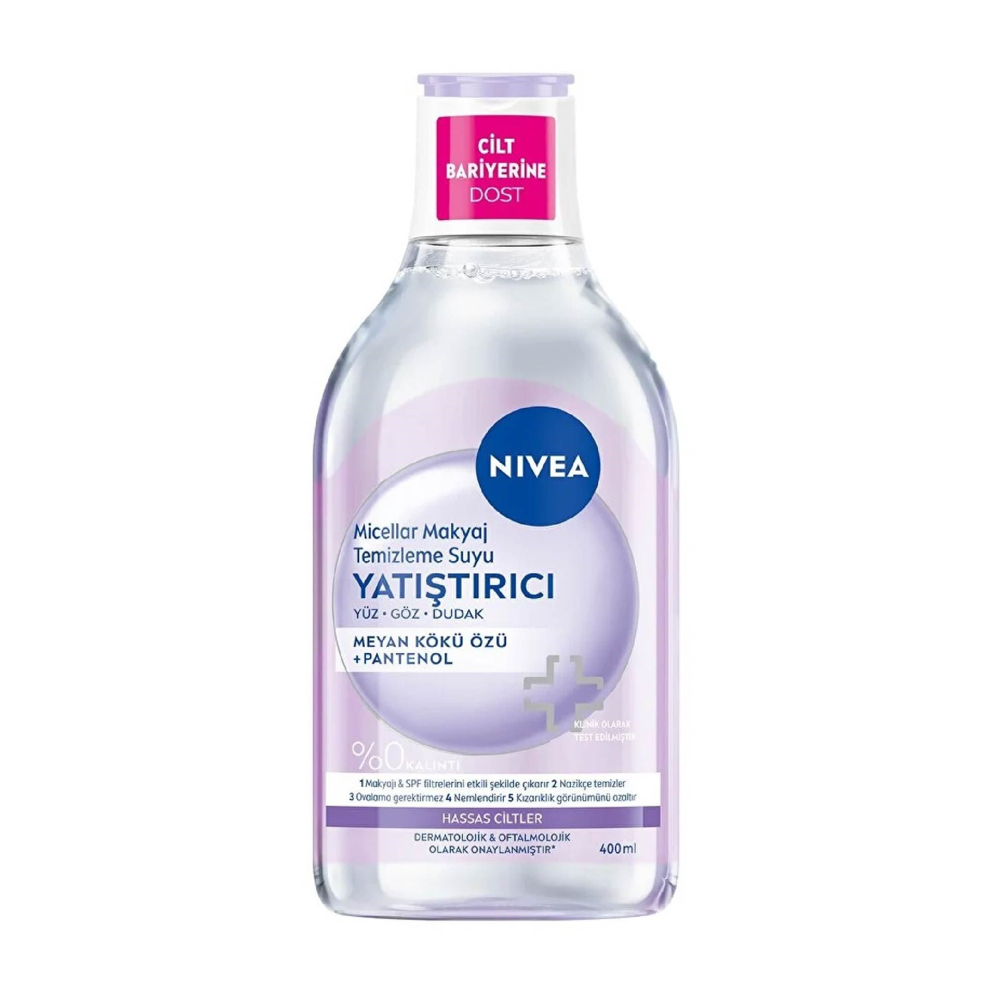 Nivea Micellar Makyaj Temizleme Suyu Yatıştırıcı Hassas Ciltler 400 ML