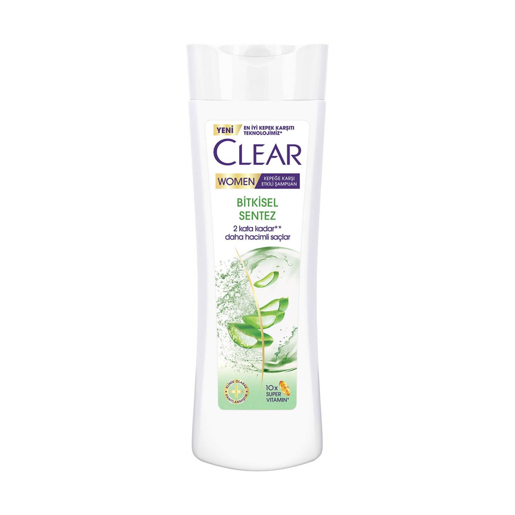 Clear Şampuan Bitkisel Sentez Aloe Vera & Çay Ağacı Yağı 350 ml
