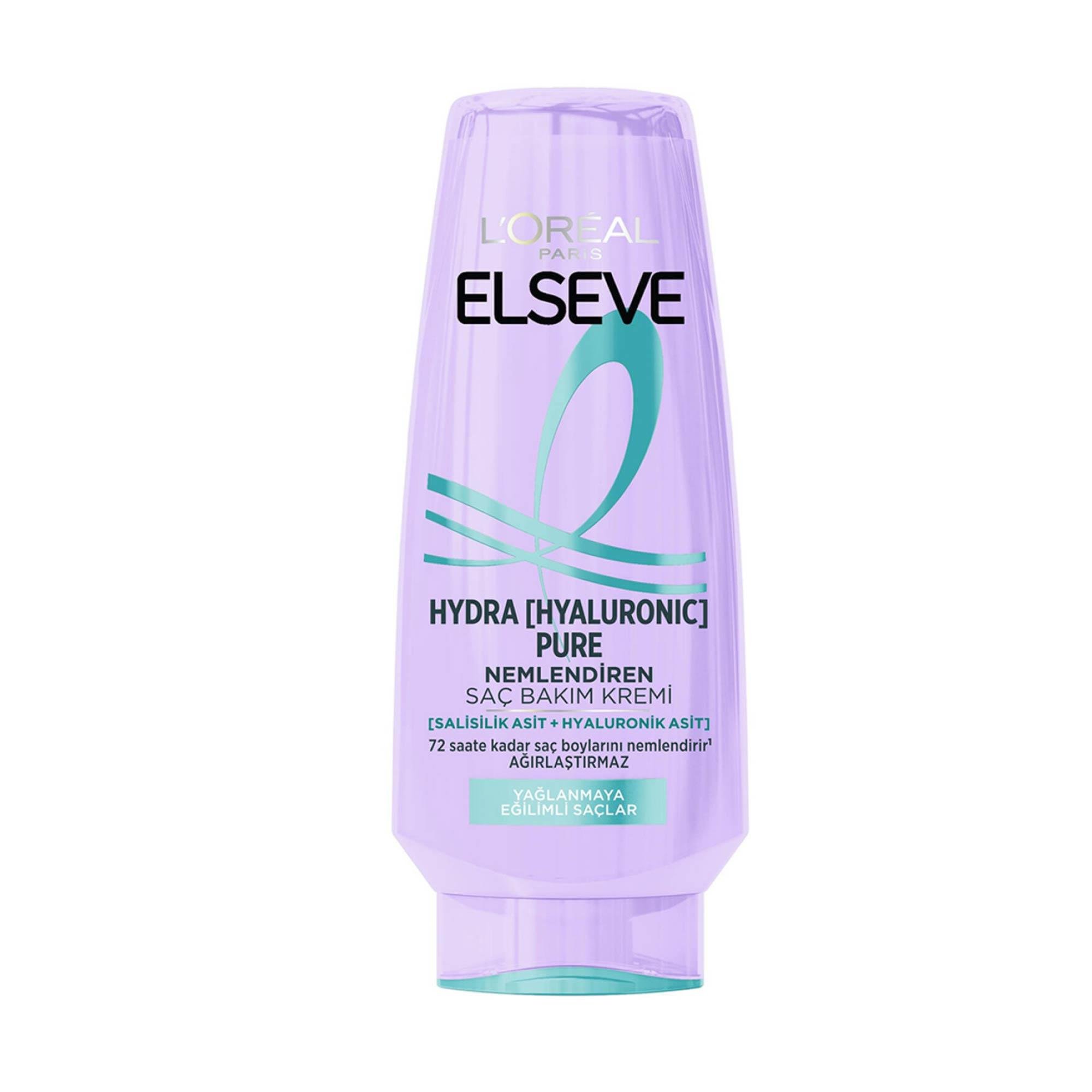 Elseve Saç Kremi Hydra Hyaluronic Pure Nemlendiren 250 ml
