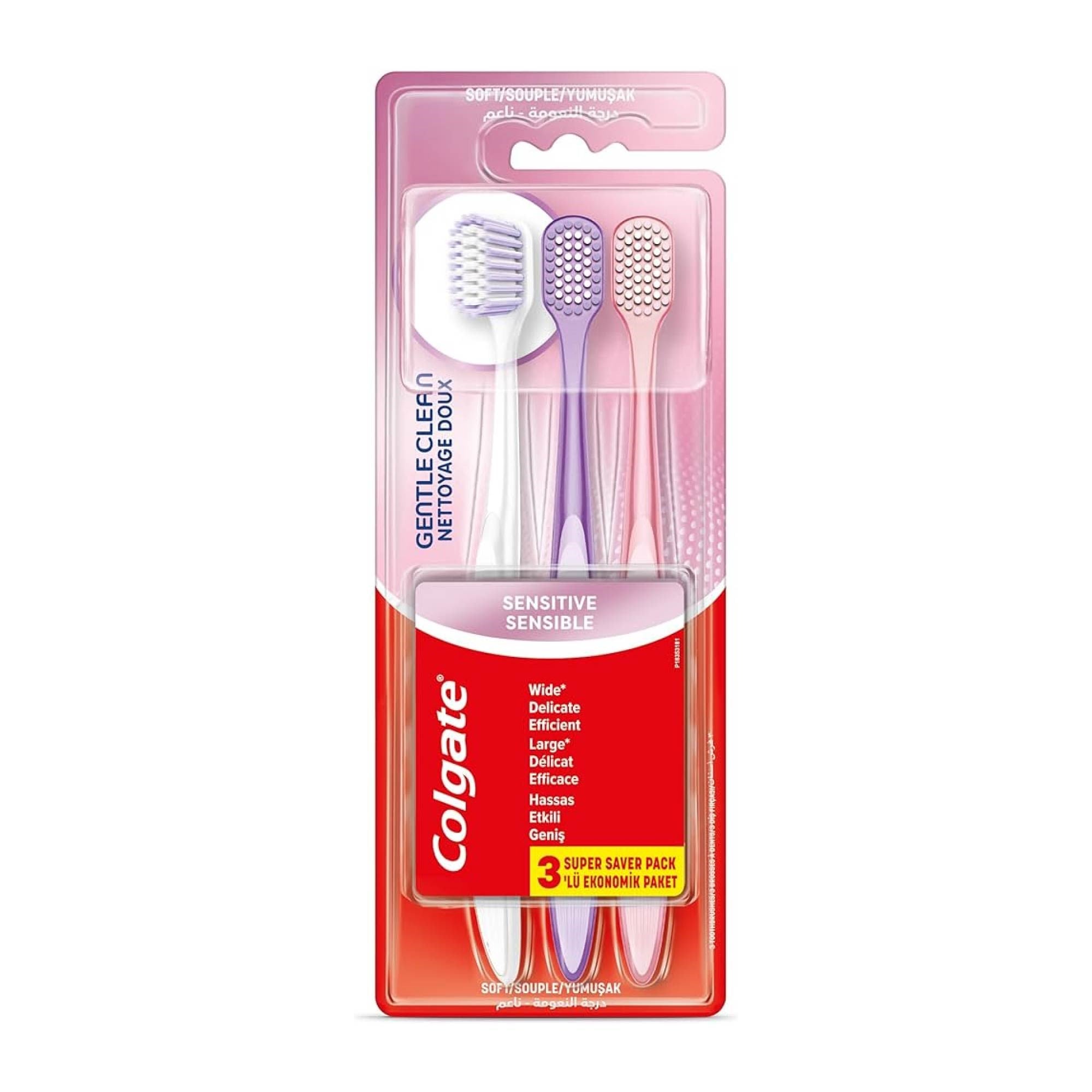 Colgate Gentle Clean 2+1 Diş Fırçası (Hassas - Yumuşak)