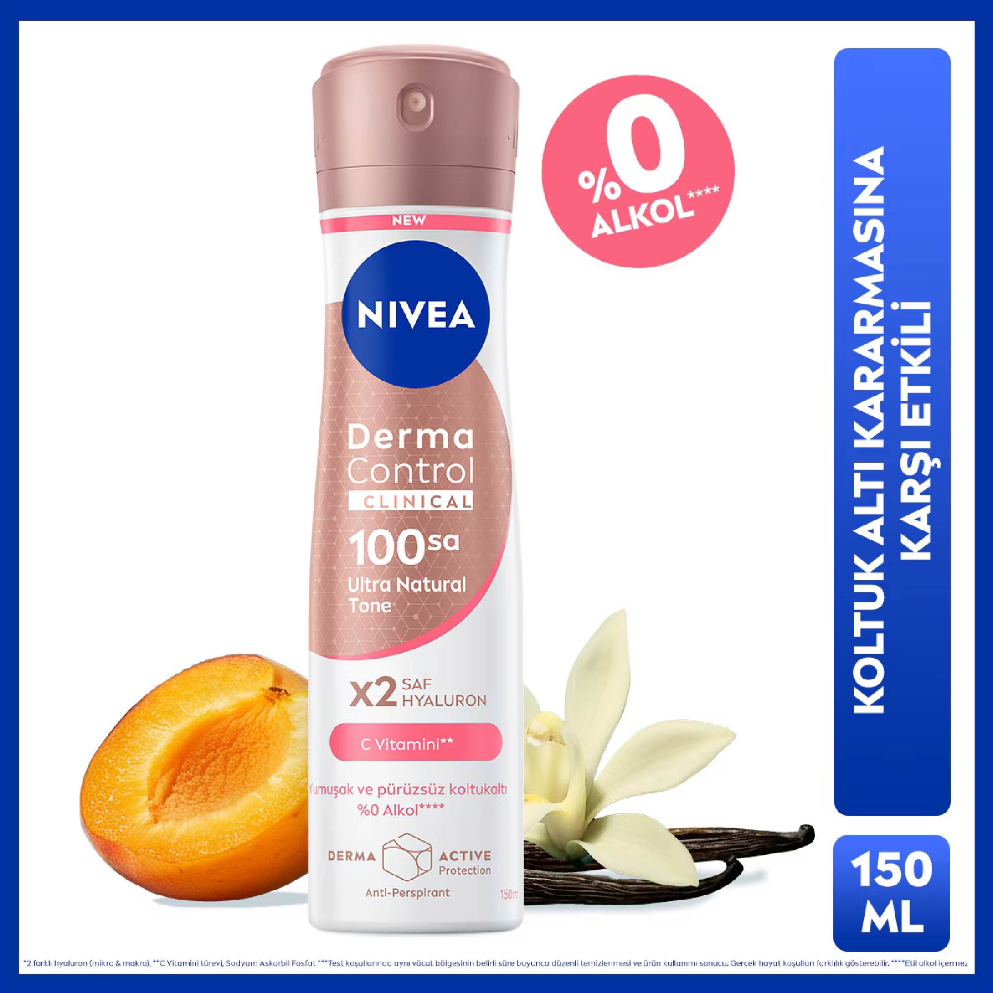Nivea Kadın Deodorant Derma Control Clinical 150 ml