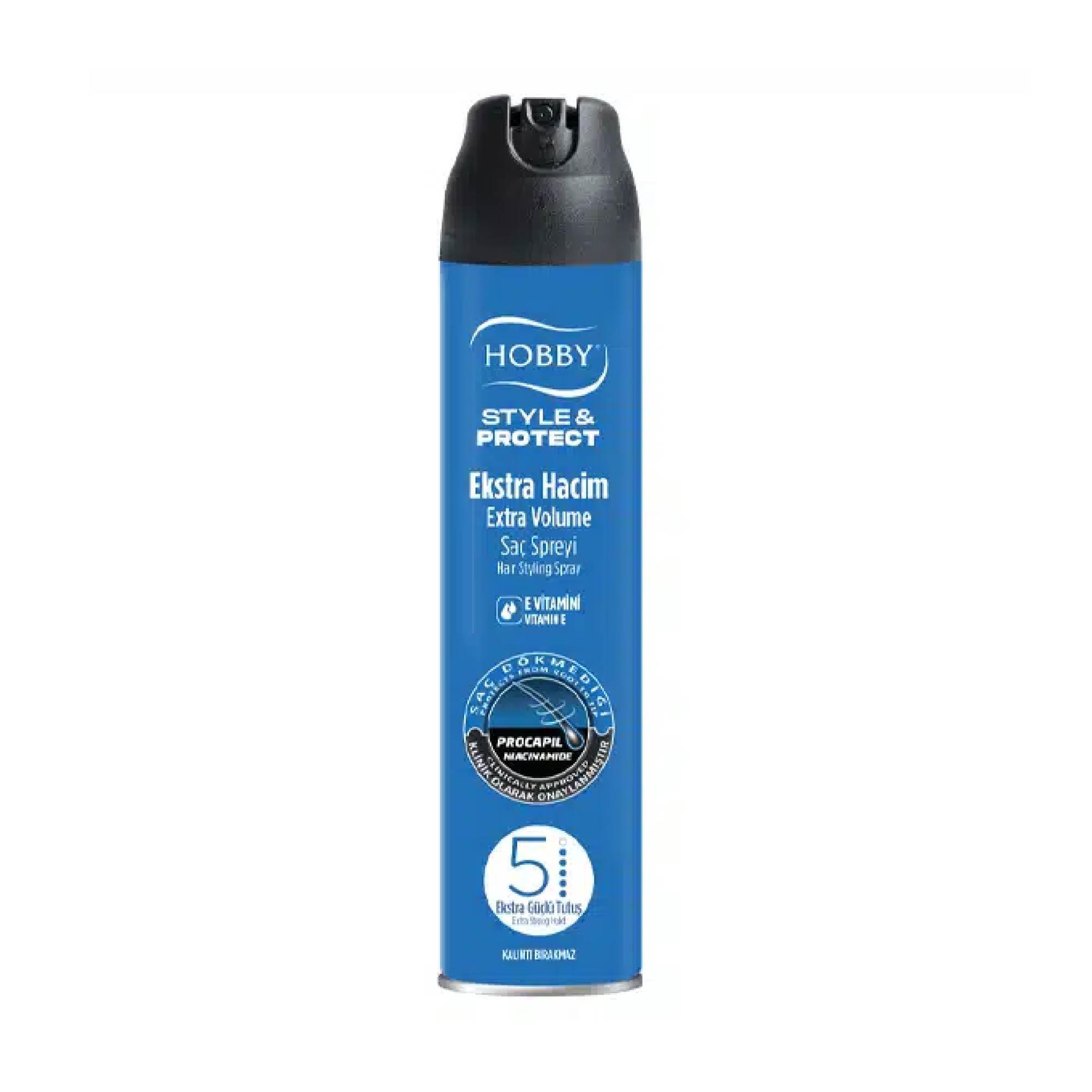 Hobby Style & Protect Saç Spreyi Ekstra Hacim 250 ml